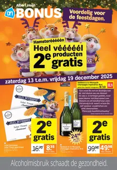 Albert Heijn folder week  / de la semaine 51 - Voorbeeld van een folder van Albert Heijn, geldig van 13.12.2025 | Pagina: 14 | Producten: Fles, Alcohol