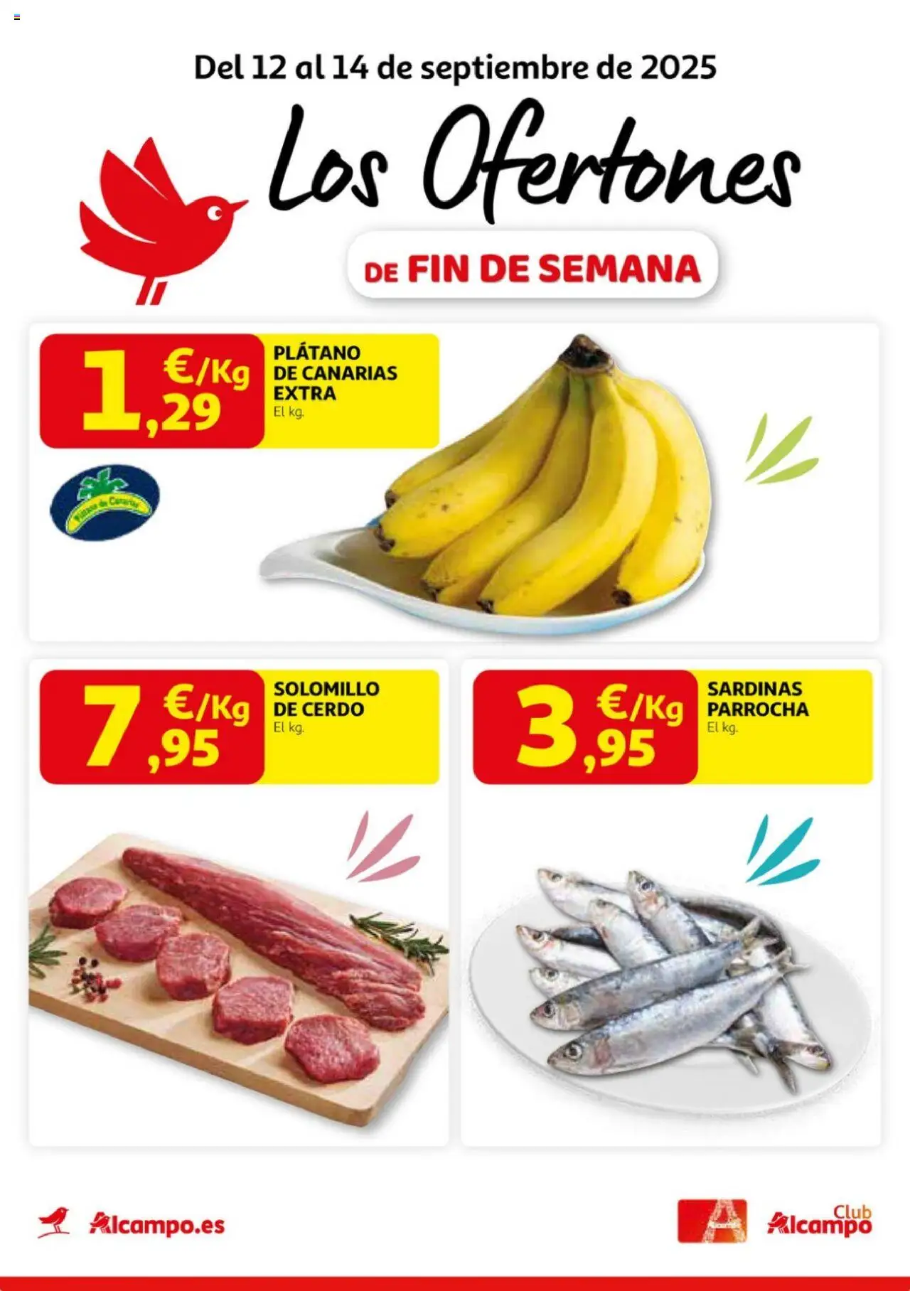 Alcampo - Pasamanos  │ válido desde el 12.09.2025 | Página: 1 | Productos: Cerdo