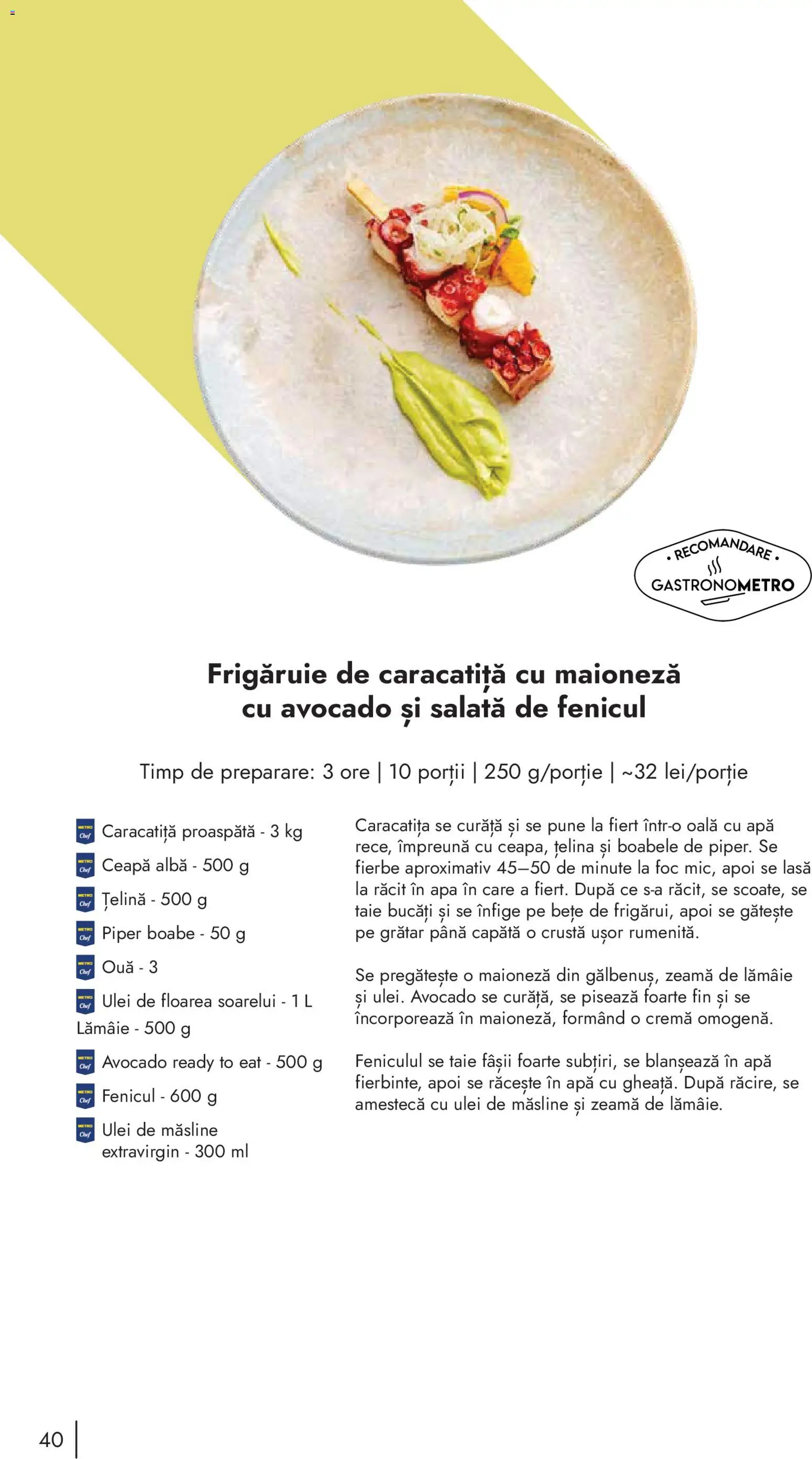 Noul catalog Metro – valabil de la 10.11.2025 | Pagină: 40 | Produse: Oală, Grătar, Țelină, Avocado