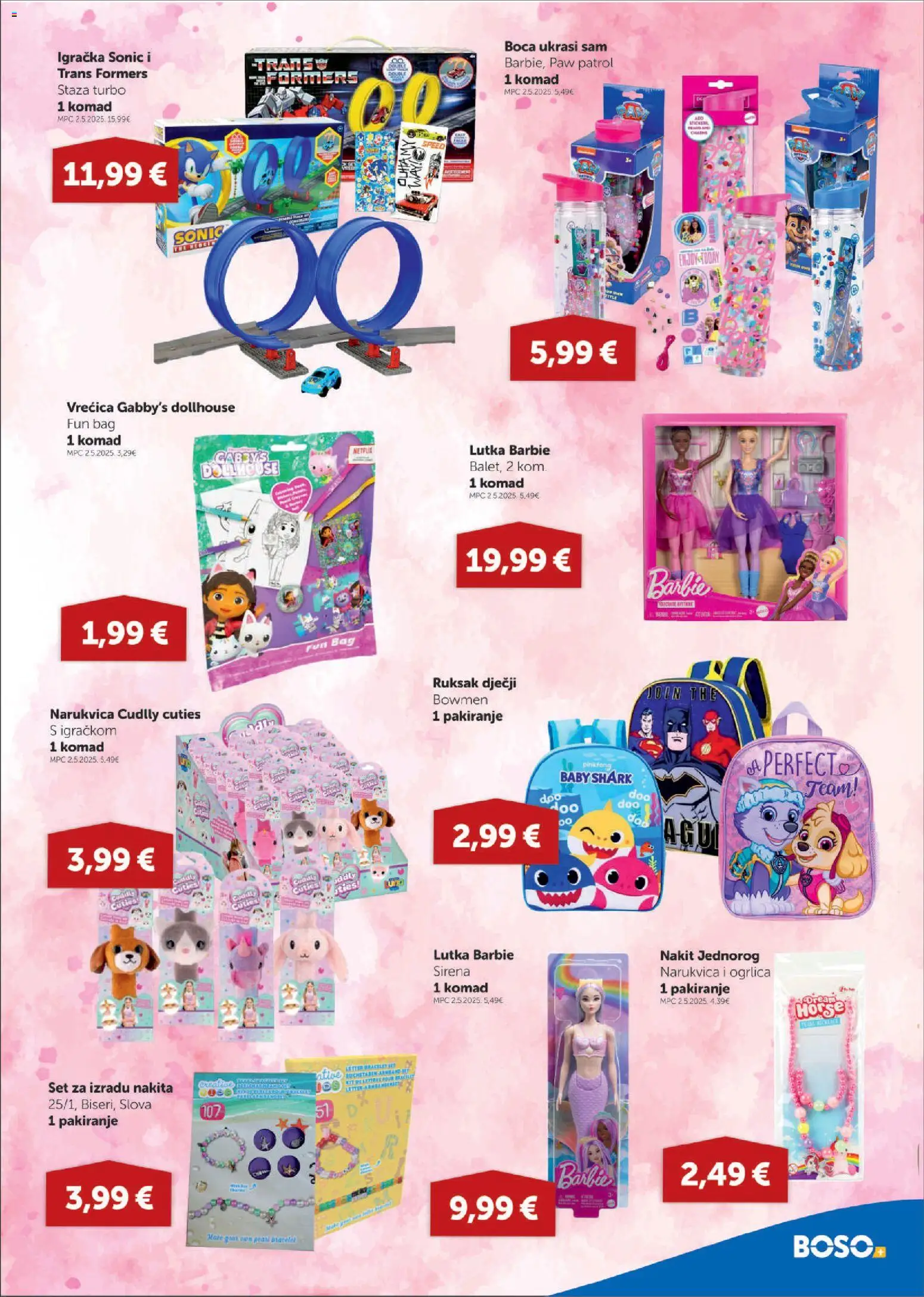 Boso katalog | vrijedi od 02.04.2026 | Stranica: 17 | Proizvodi: Barbie, Lutka, Ruksak, Ogrlica