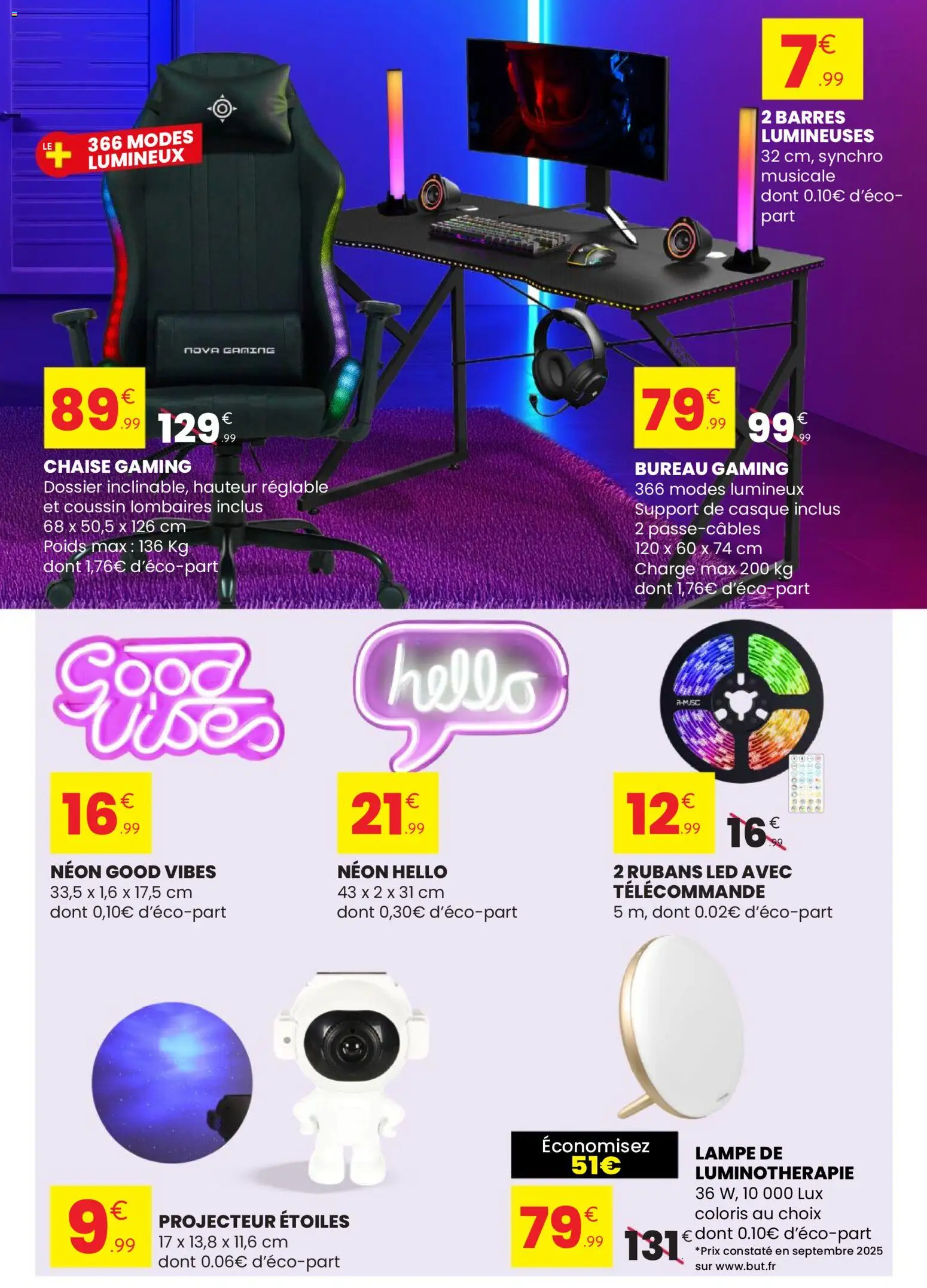 {H1} | Page: 7 | Produits: Bureau, Poids, Lampe, Projecteur