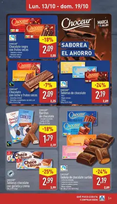 Vista previa CHOCEUR® Chocolate con leche y frutos secos, Almendras enteras, Almendras caramelizadas con miel y sal, 200 g válido desde el 13.10.2025 | Página: 21