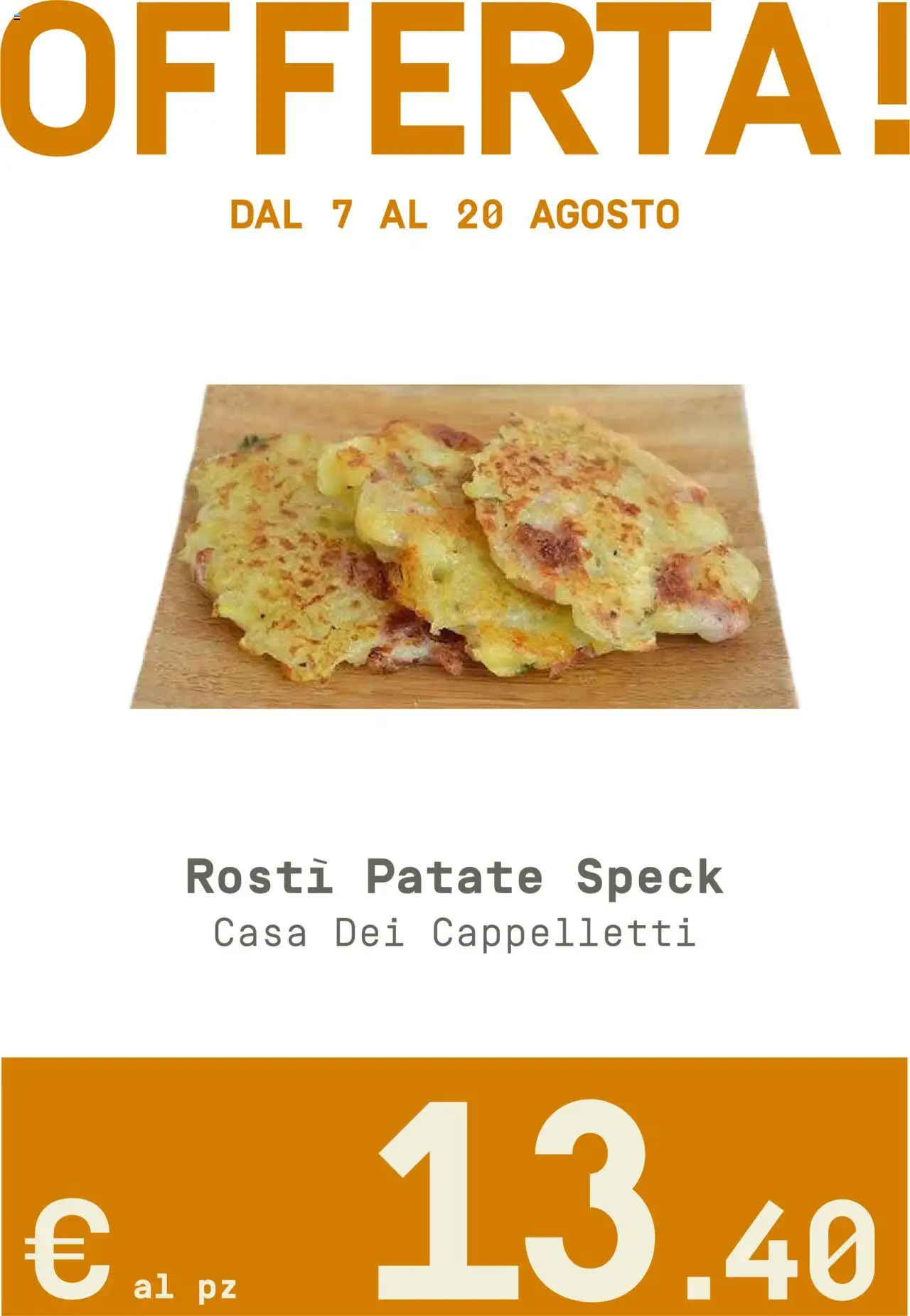 Volantino Borello Supermercati del 07.08.2025 | Pagina: 6 | Prodotti: Speck, Patate