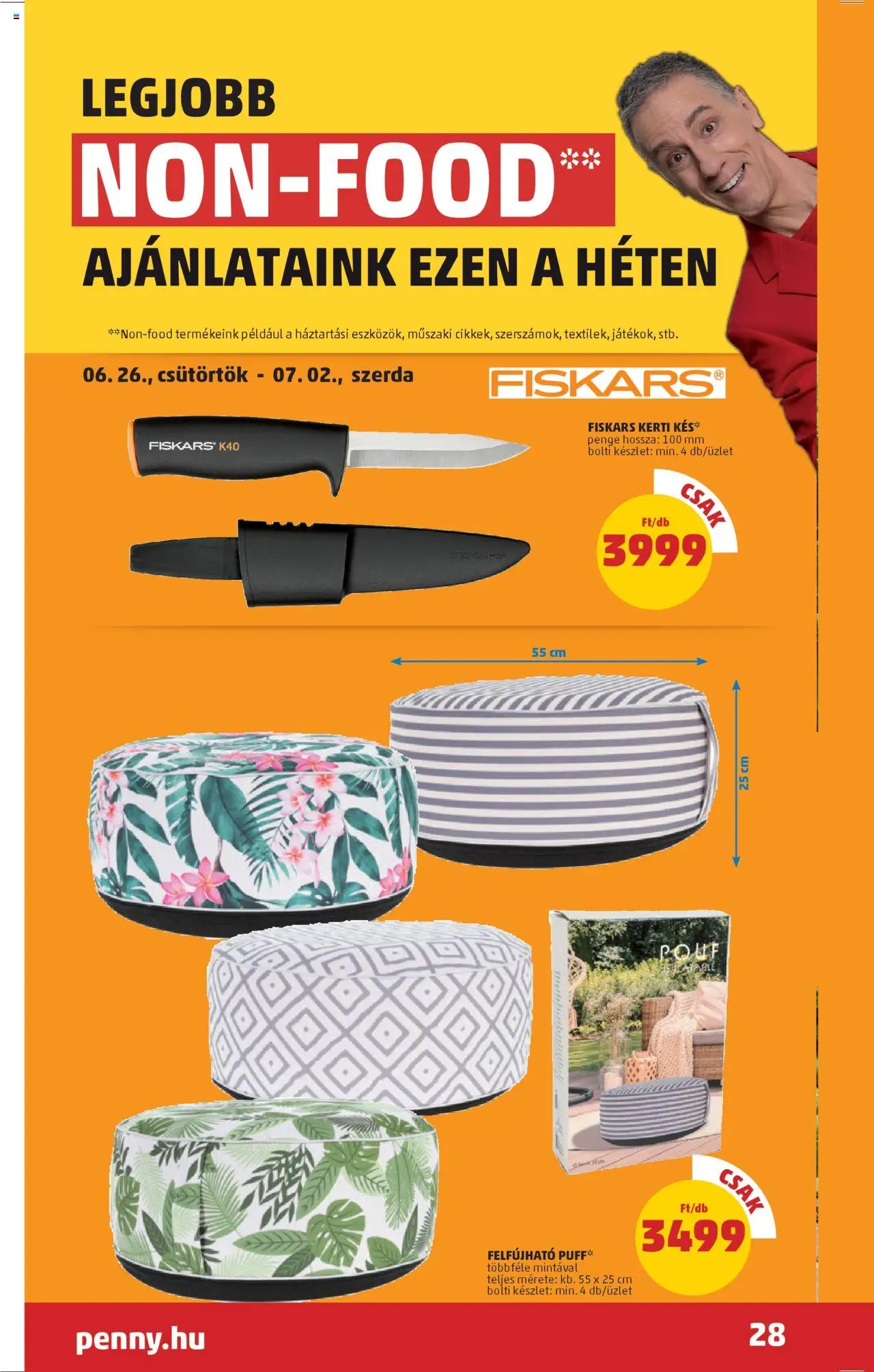 PENNY akciós ujság - amely érvényes a következő dátumtól: 26.06.2025 | Oldal: 32