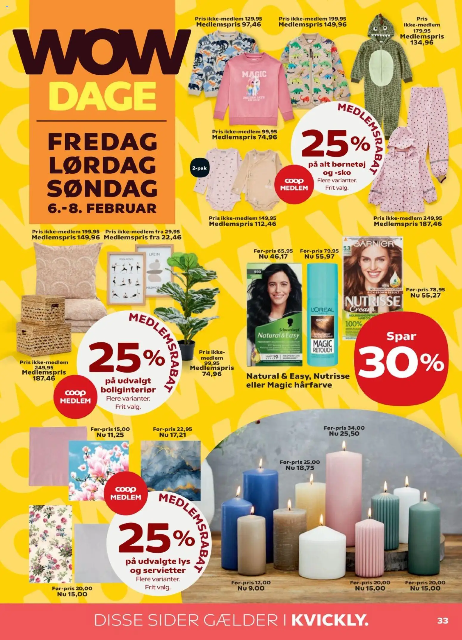 Kvickly tilbudsavis – gyldig fra 06.02.2026 | Side: 35 | Produkter: Hårfarve, Sko