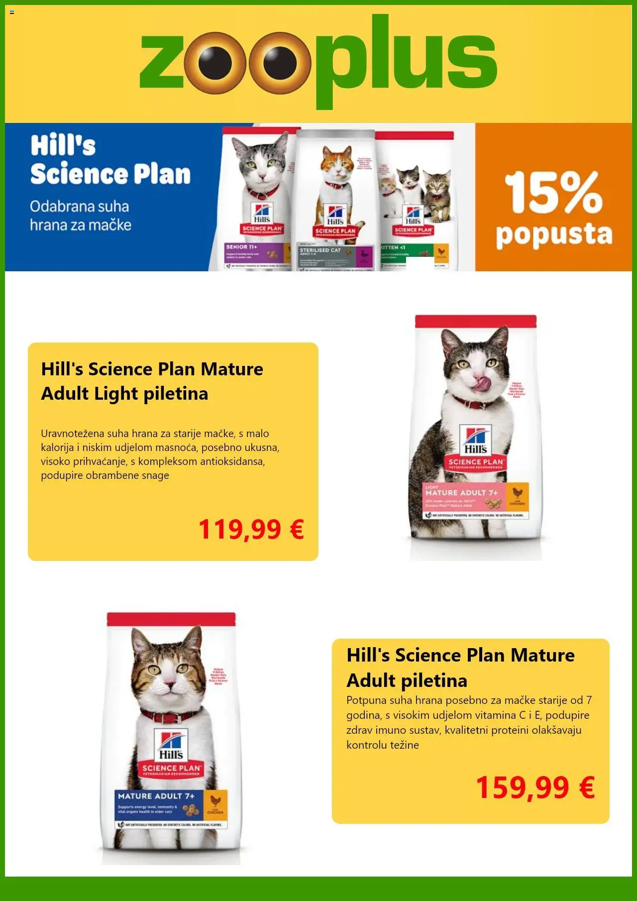 Zooplus katalog | vrijedi od 24.07.2025 | Stranica: 9 | Proizvodi: Piletina, Hrana za mačke