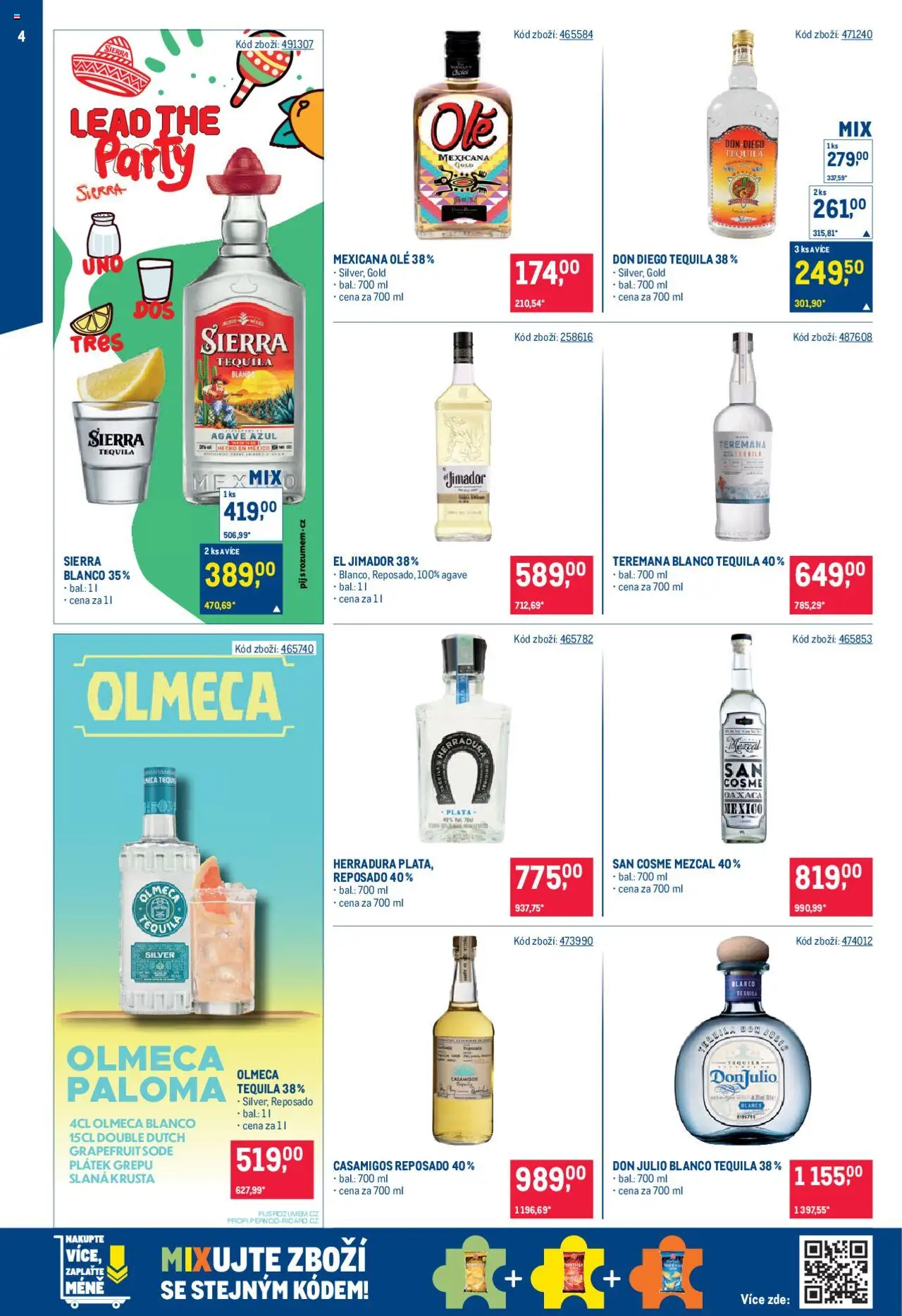 Makro leták - Bar od 08.10.2025 | Strana: 4 | Produkty: Tequila