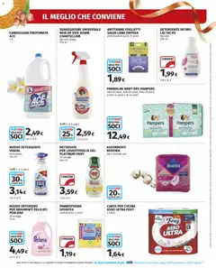 Anteprima del volantino COOP volantino Trecate  valido a partire dal 12.03.2026 | Pagina: 13 | Prodotti: Pannolini, Candeggina, Sgrassatore, Lavastoviglie
