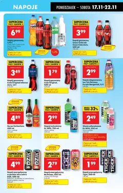Pogląd oferty "Napój gazowany Coca-Cola lub Coca Cola Zero, 500 ml, Napój gazowany Coca-Cola lub Coca Cola Zero, 500 ml" - ważna od 17.11.2025 | Strona: 67