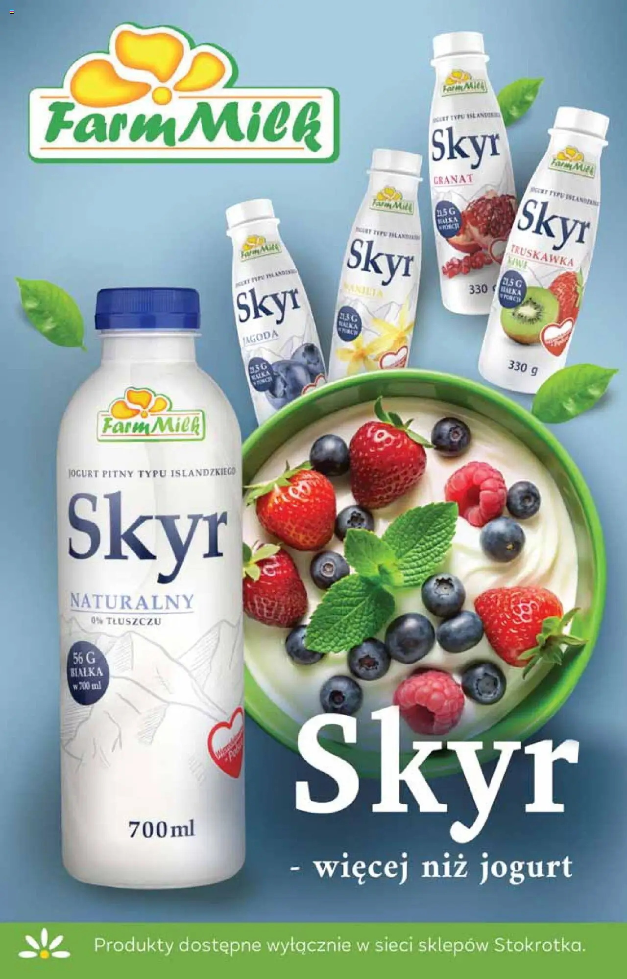 Stokrotka Gazetka od 18.09.2025 | Strona: 20 | Produkty: Jogurt pitny, Jogurt, Skyr