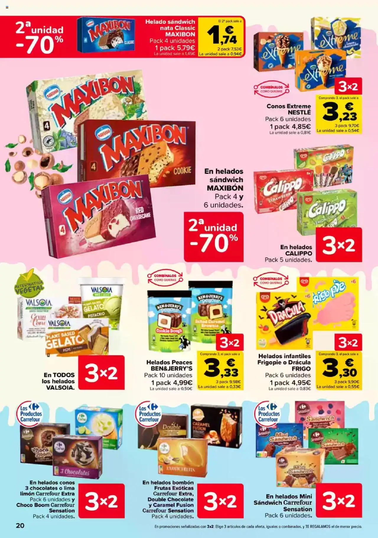 Carrefour folleto │ válido desde el 26.06.2025 | Página: 19 | Productos: Lima, Chocolate, Helado