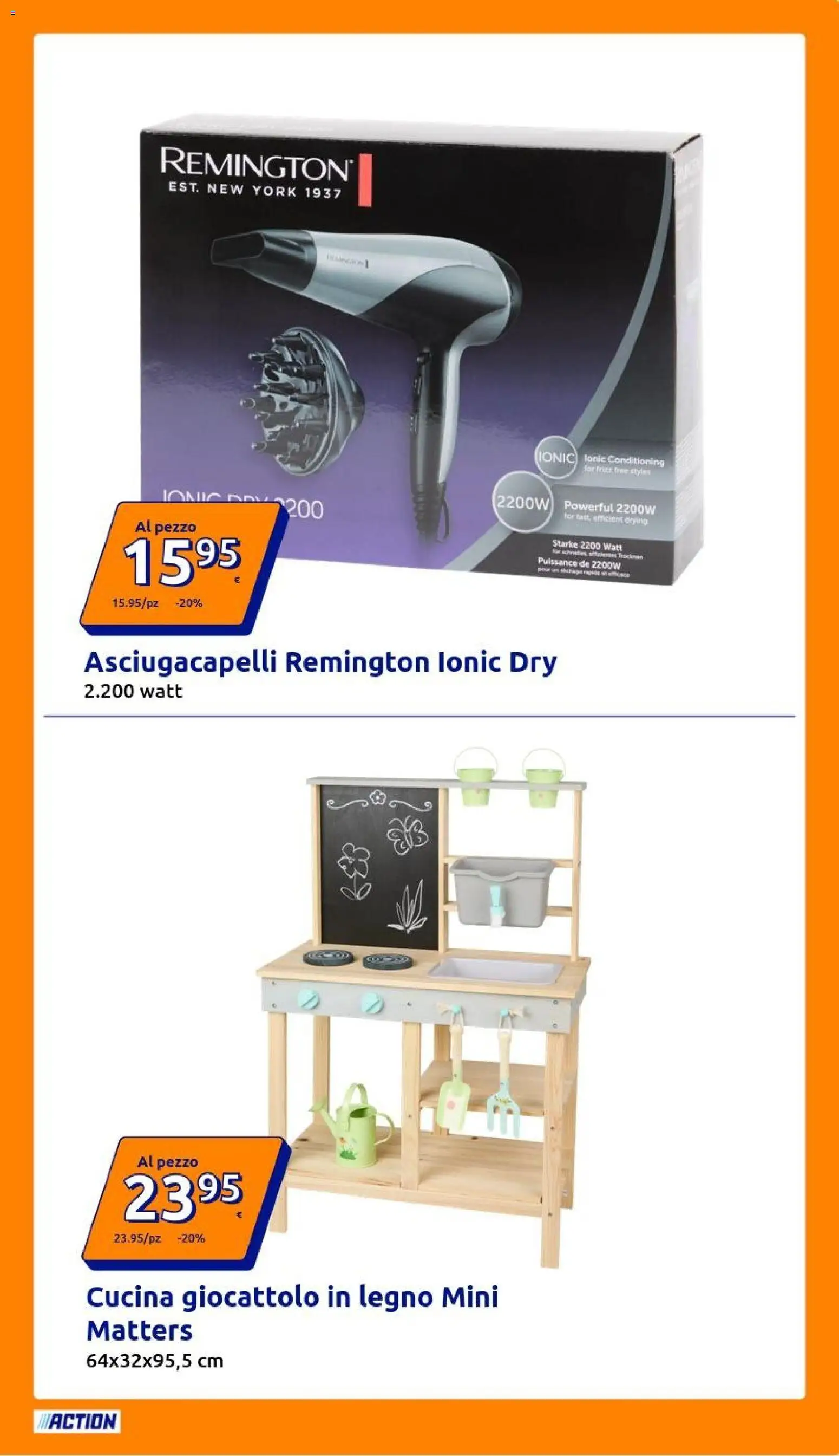 Volantino Action del 04.03.2026 | Pagina: 7 | Prodotti: Asciugacapelli