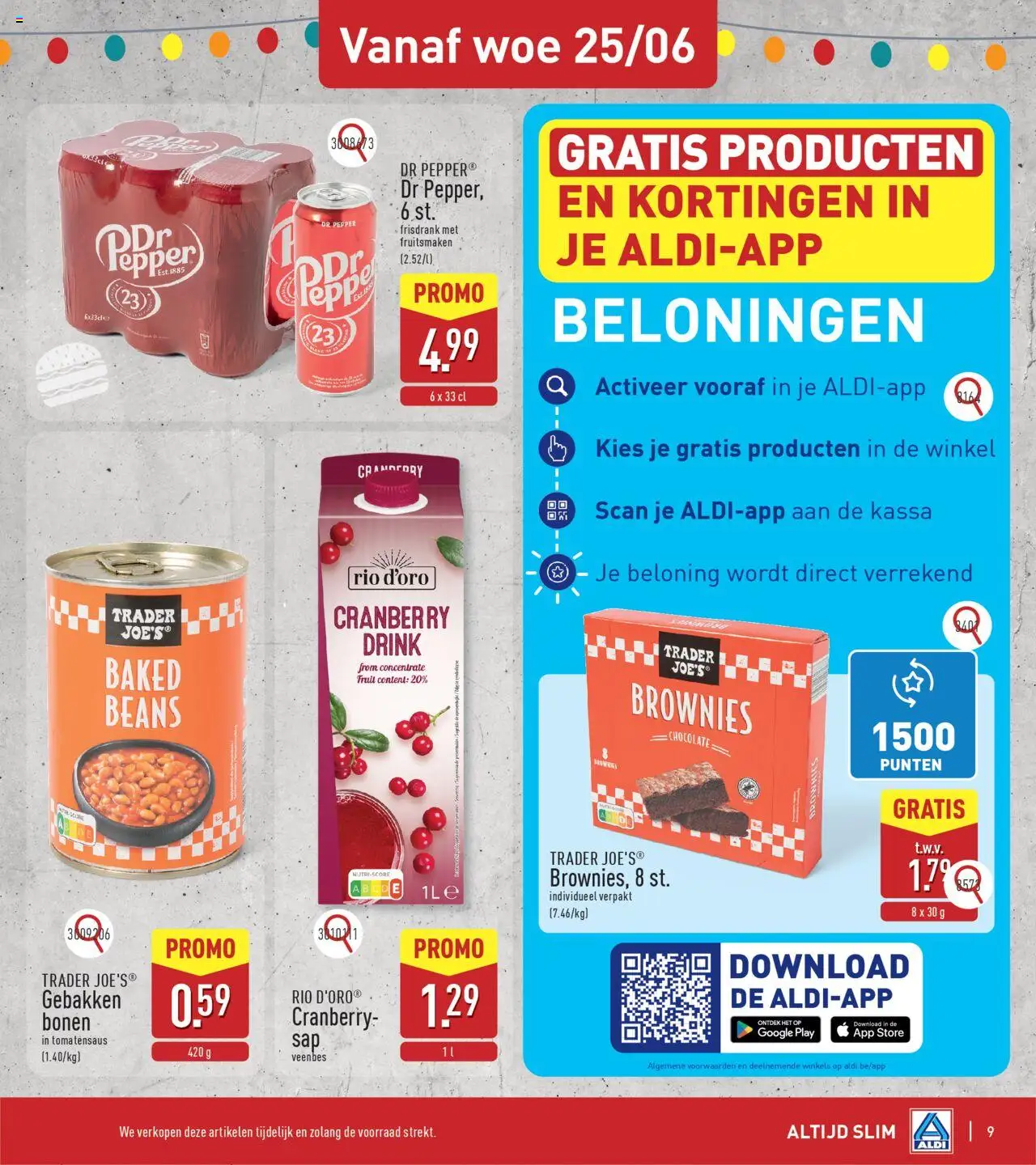  | Pagina: 9 | Producten: Frisdrank, Fruit, Brownies