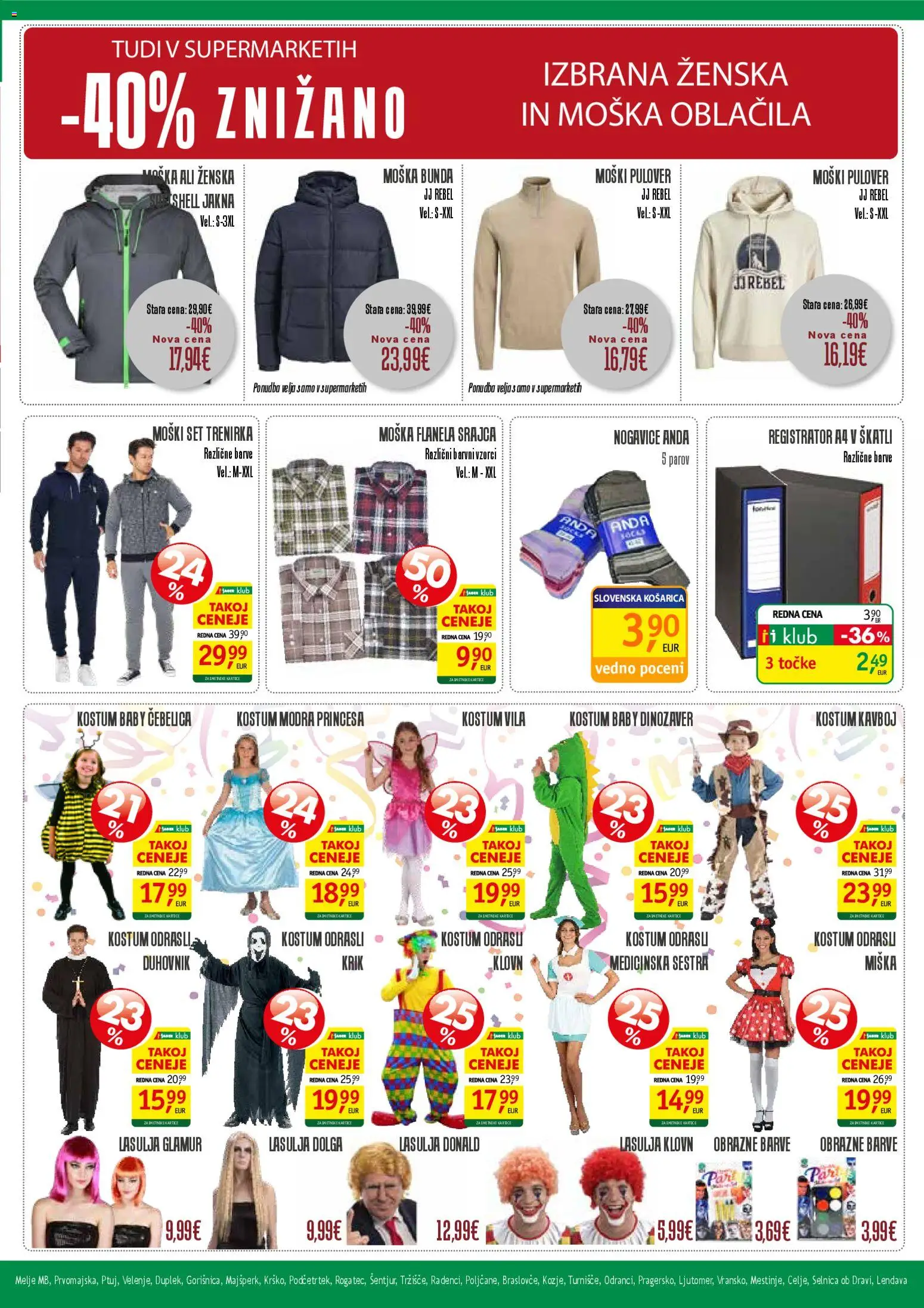 Novi Jager katalog ponudbe – veljaven od 21.01.2026 | Stran: 2 | Izdelki: Srajca, Trenirka, Oblacila, Jakna