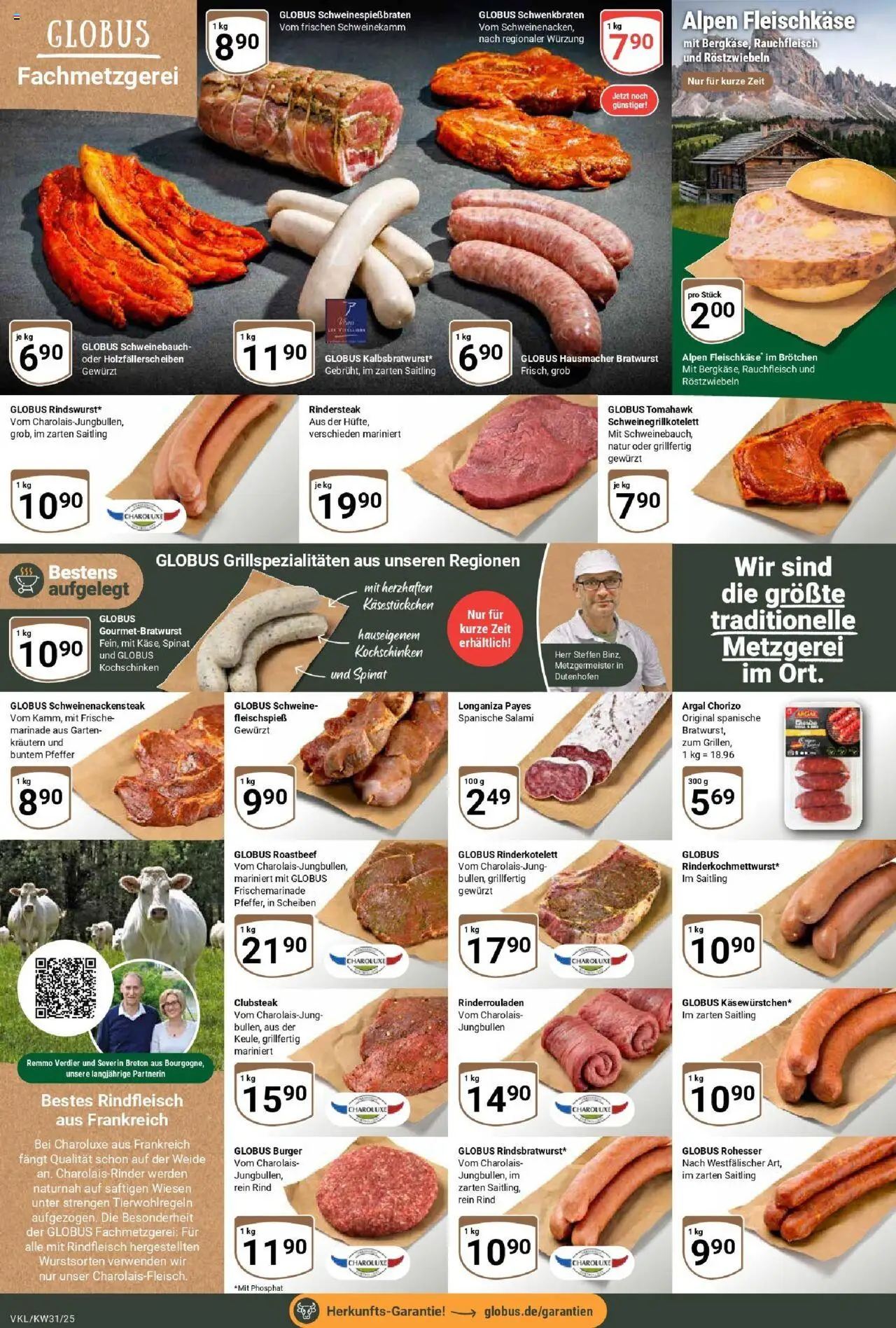 Globus prospekt Völklingen	 - gültig ab dem 28.07.2025 | Seite: 8 | Produkte: Burger, Roastbeef, Pfeffer, Salami