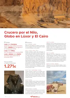 Vista previa Halcón Viajes Egipto válido desde el 01.07.2025 | Página: 14 | Productos: Navegación