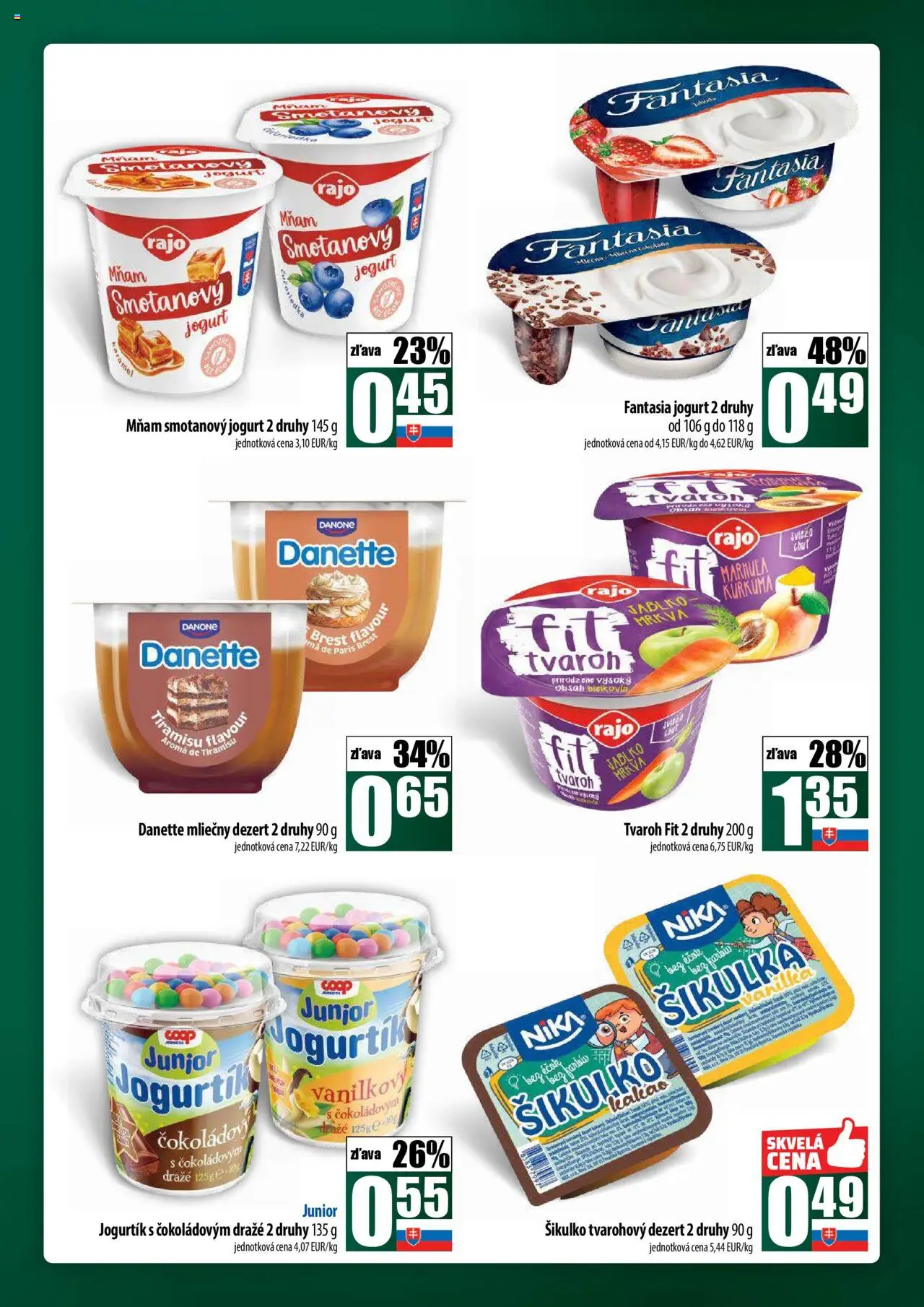 COOP Jednota široká ponuka │ platný od 31.07.2025 | Strana: 25 | Produkty: Jogurt, Mrkva, Tvaroh, Kurkuma