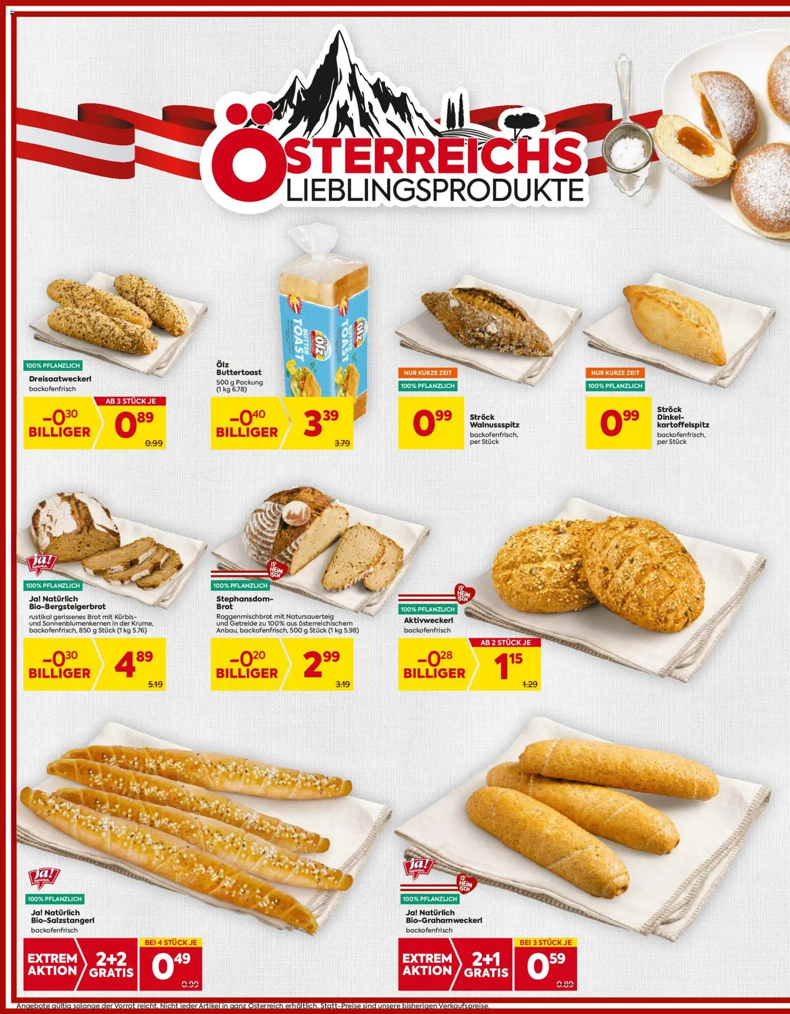Billa Flugblatt gültig ab 23.10.2025 | Seite: 8 | Produkte: Getreide, Kürbis, Butter, Brot