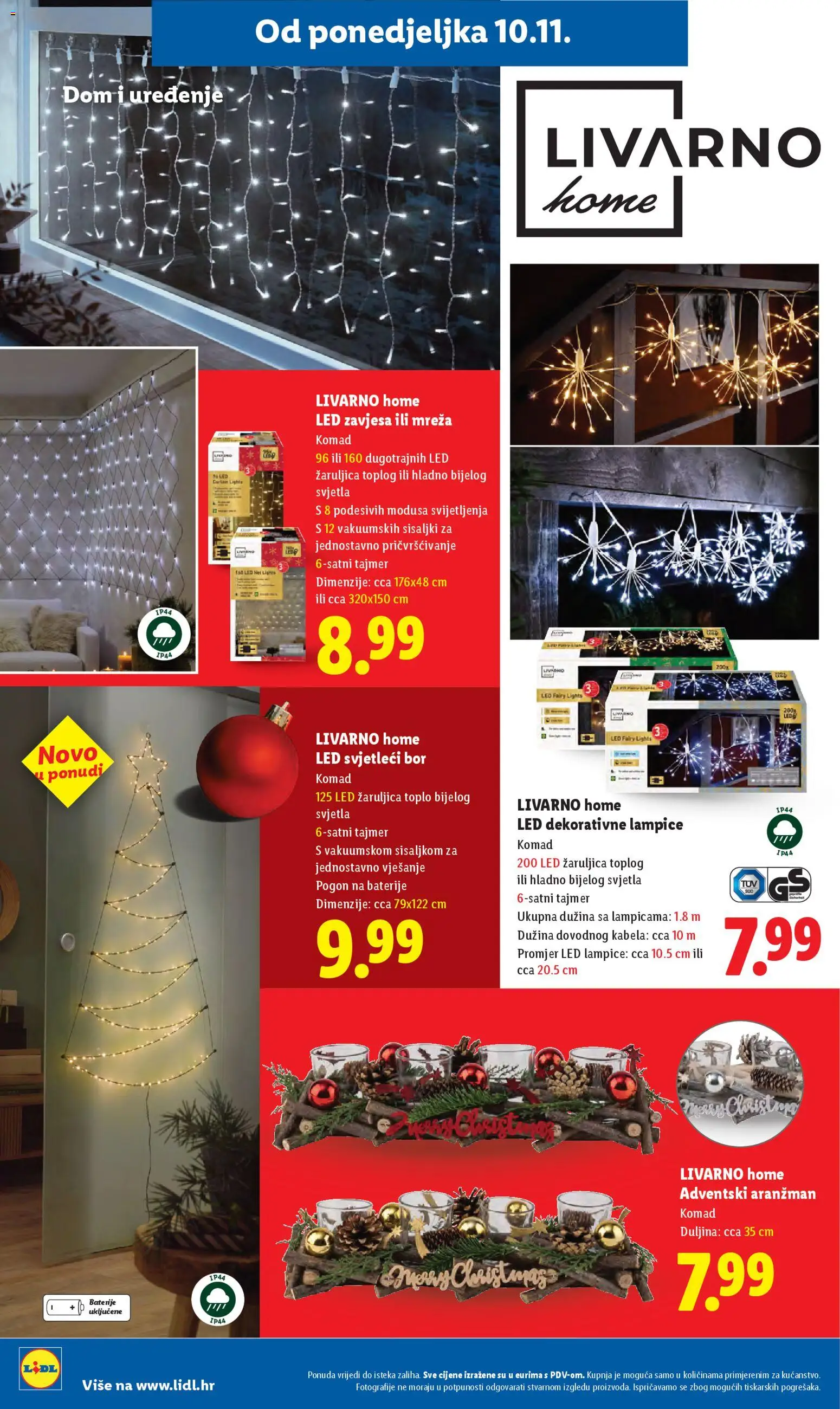 Lidl katalog | vrijedi od 10.11.2025 | Stranica: 54 | Proizvodi: Zavjesa, Baterije
