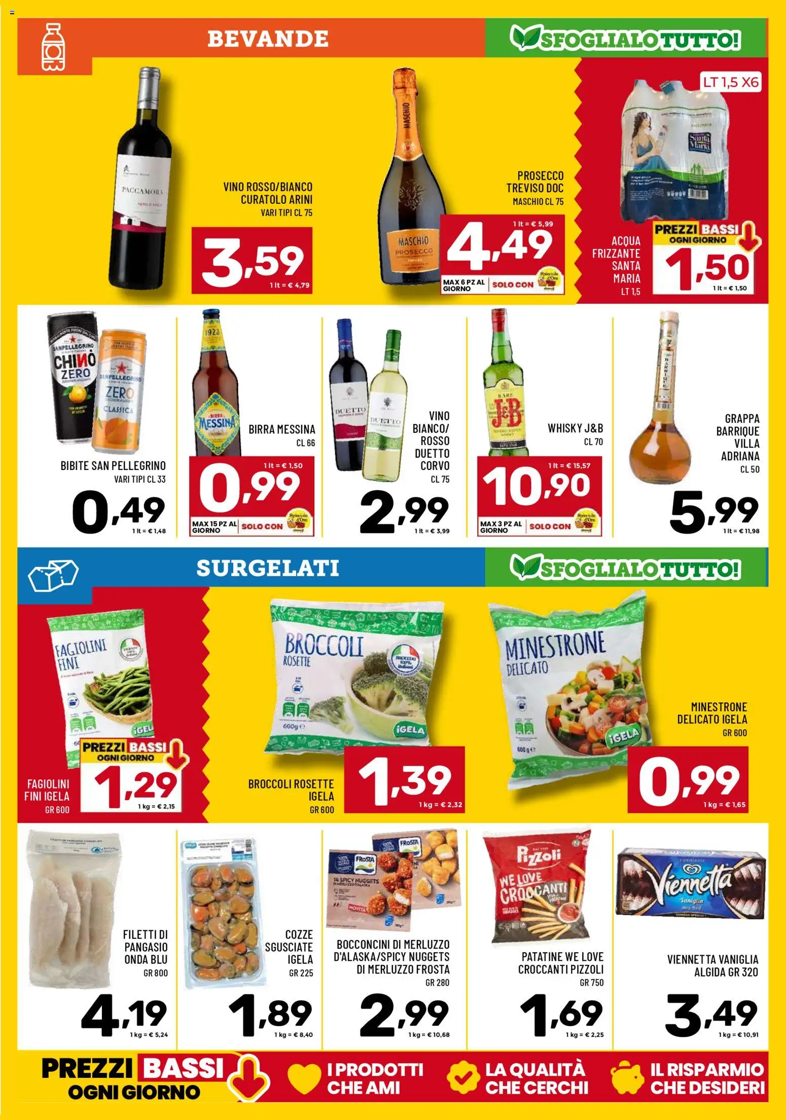 Volantino Il Centesimo del 25.11.2025 | Pagina: 15 | Prodotti: Birra, Prosecco, Vino, Bibite