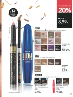 Vista previa Máscara de Pestañas Ultra Volume Waterproof, Máscara de Pestañas Ultra Volume Waterproof 10 ml válido desde el 01.01.2026 | Página: 33 | Productos: Sombra, Delineador, Sombra de ojos, Máscara de pestañas