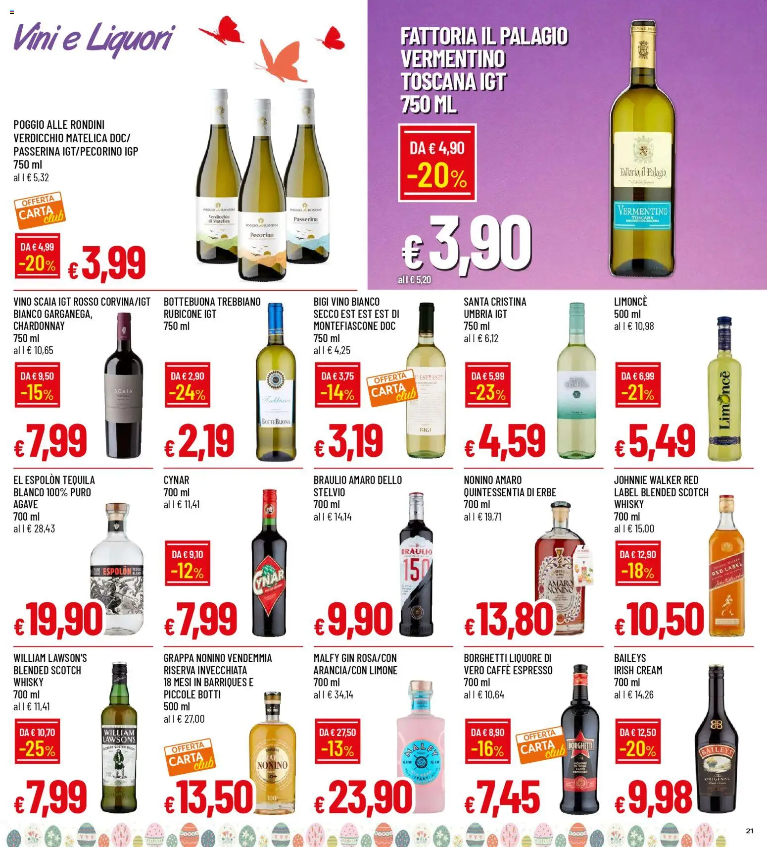 Volantino Galassia del 26.03.2026 | Pagina: 21 | Prodotti: Gin, Whisky, Tequila, Liquore