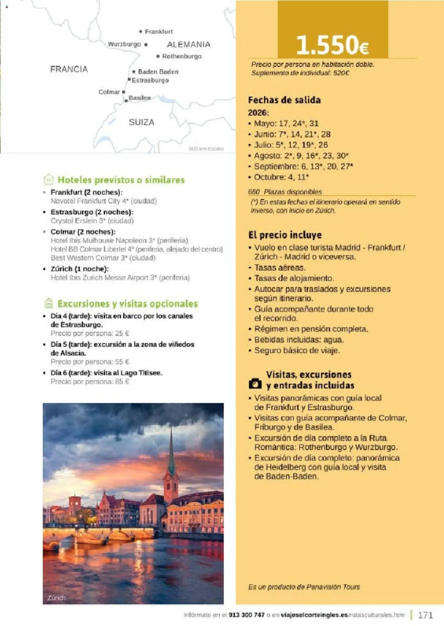 Viajes El Corte Inglés Rutas Culturales de la Comunidad de Madrid │ válido desde el 01.04.2026 | Página: 171