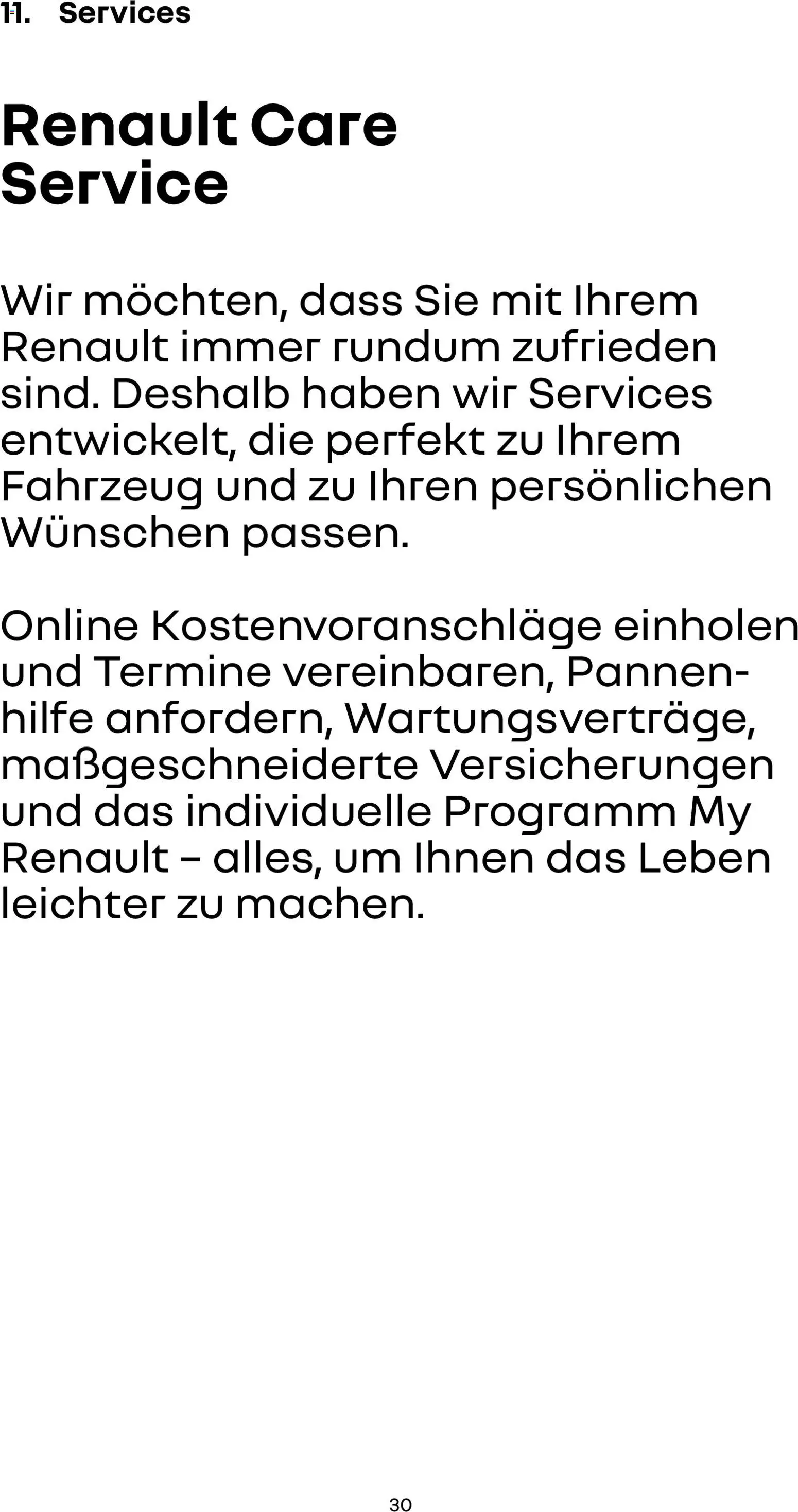 Renault Megane E-Tech – gültig ab 14.01.2026 | Seite: 30