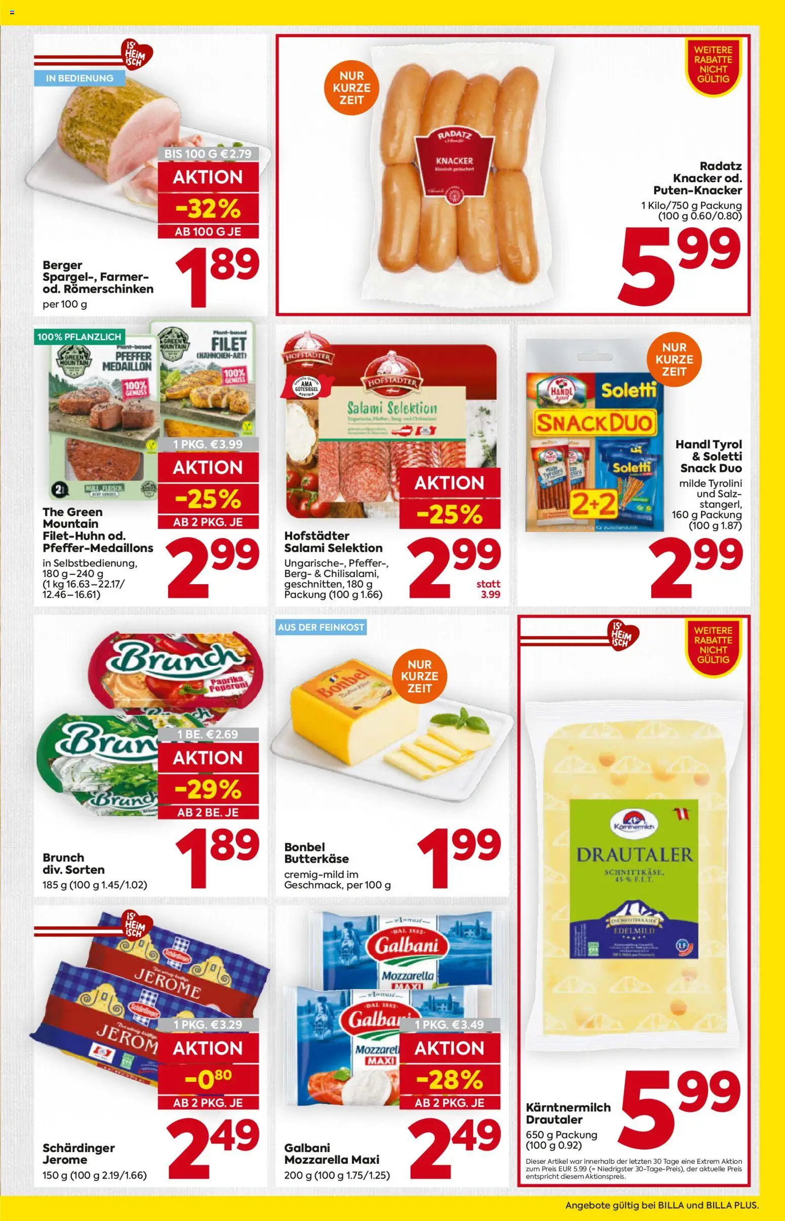 Billa Flugblatt - Burgenland gültig ab 07.04.2026 | Seite: 7 | Produkte: Salz, Pfeffer, Salami