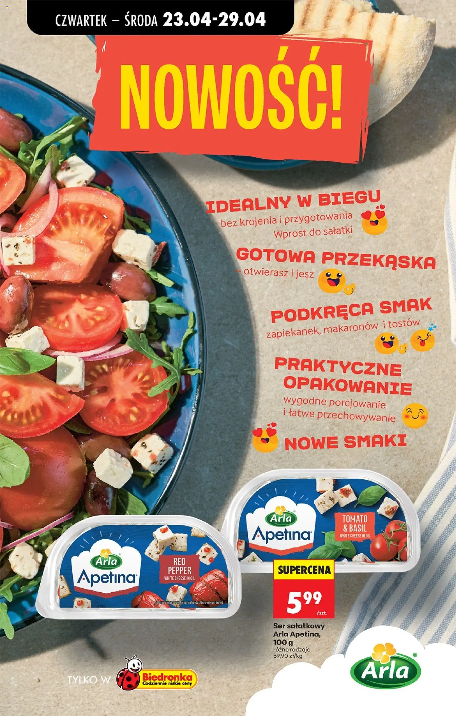 Biedronka gazetka od czwartku od 23.04.2026 | Strona: 61 | Produkty: Ser