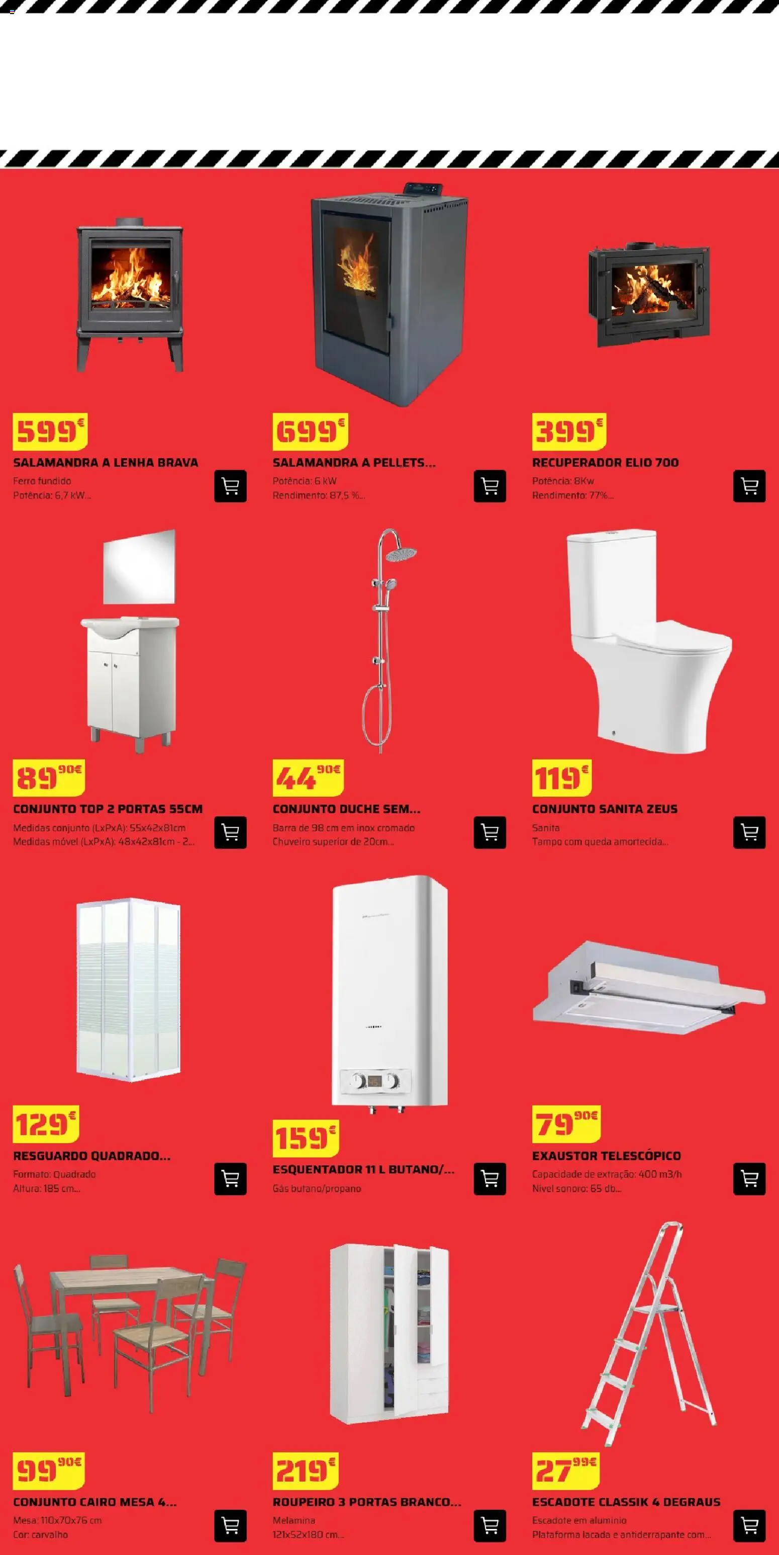 BricoMarché - Mega Imperdíveis Taveiro │ válido de 23.10.2025 | Página: 3 | Produtos: Exaustor, Ferro, Portas, Mesa