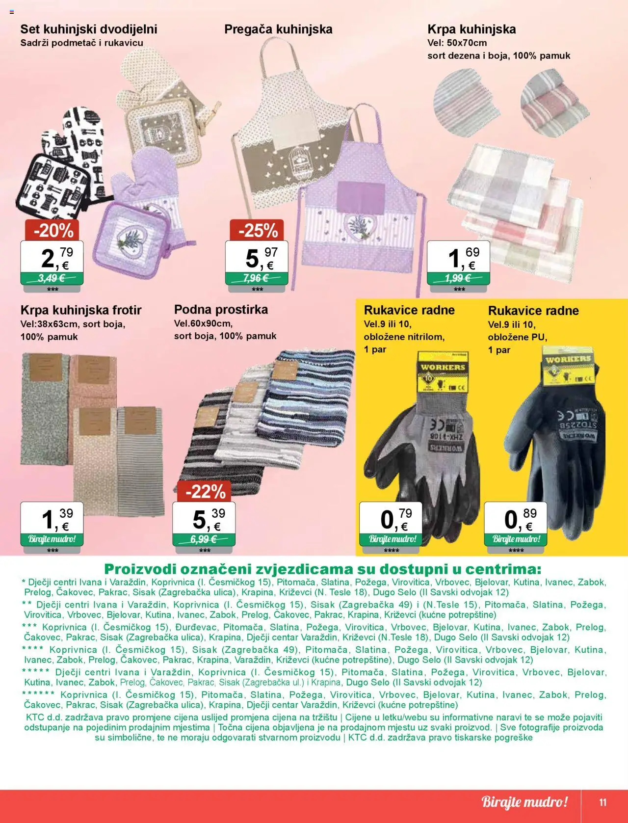 KTC katalog | vrijedi od 21.08.2025 | Stranica: 11 | Proizvodi: Krpa, Rukavice