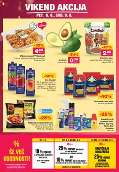 Mercator katalog │ velja od 07.08.2025 | Stran: 46 | Izdelki: Kos, Čokolino, Sok, Avokado