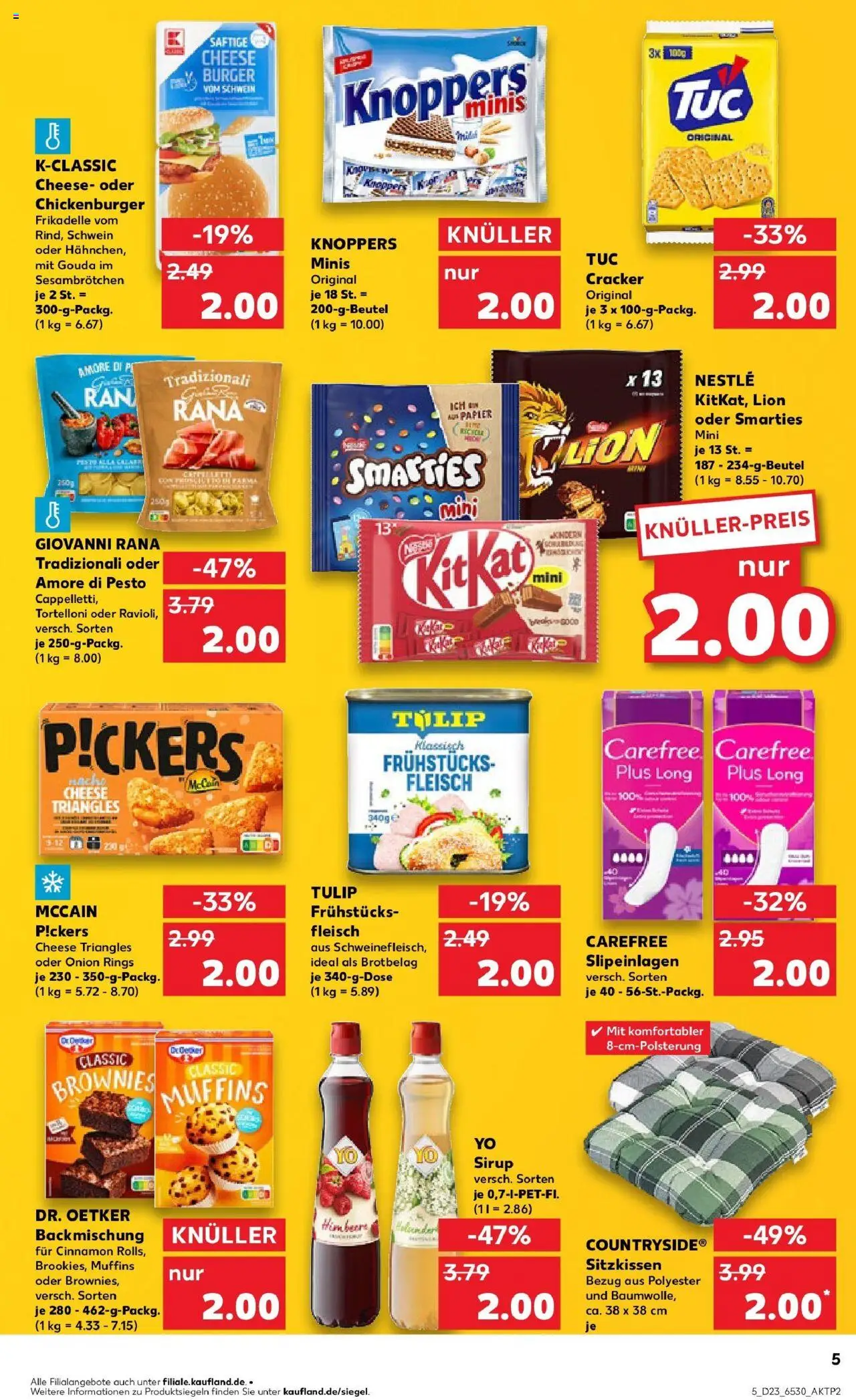 Kaufland prospekt Pasewalk	 - gültig ab dem 09.06.2025 | Seite: 20 | Produkte: Gouda, Smarties, Knoppers, Himbeere