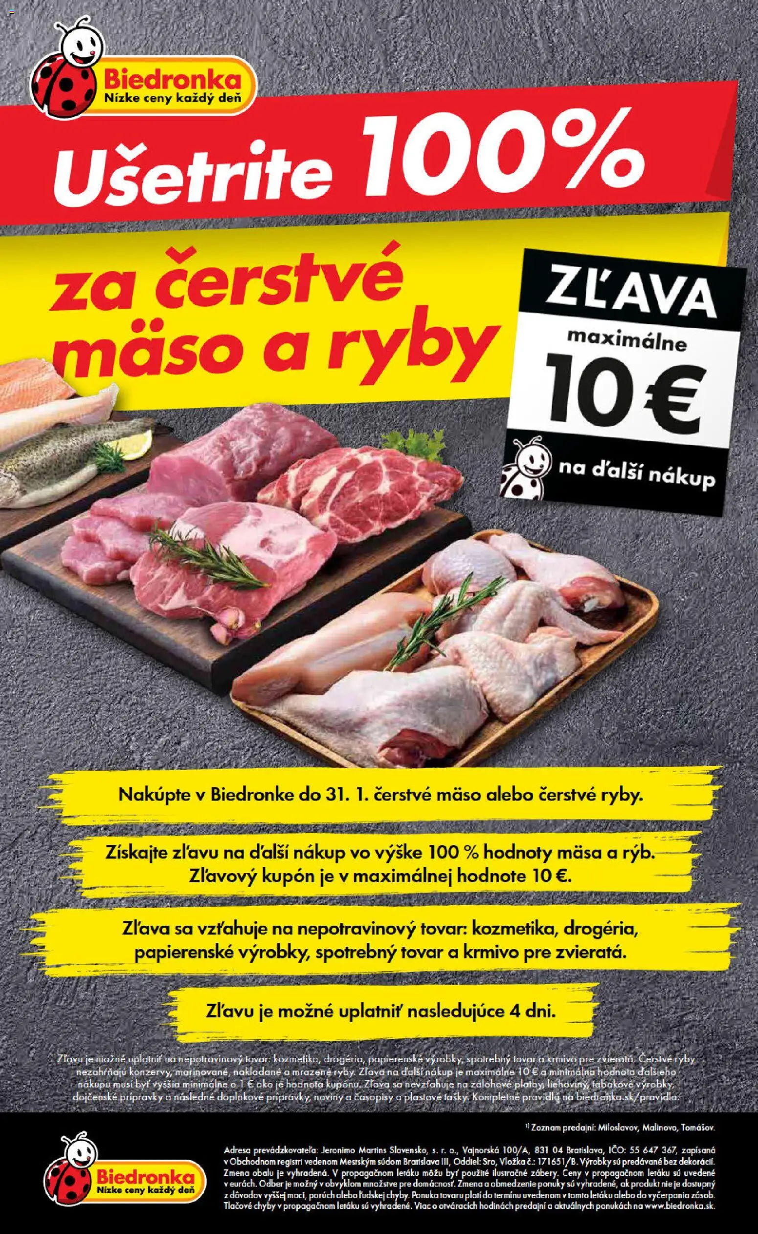 Nové Biedronka akcie – leták je platný od 15.01.2026 | Strana: 48 | Produkty: Ryby