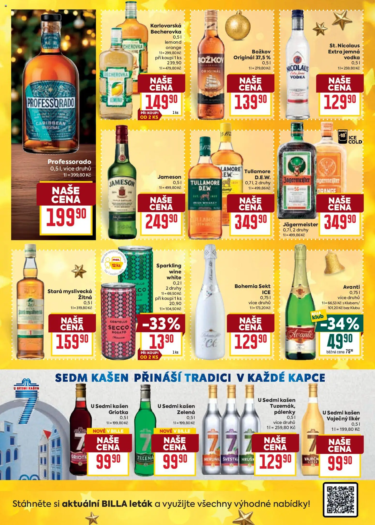 Billa Velký leták od 12.11.2025 | Strana: 28 | Produkty: Jameson, Bohemia sekt, Sekt, Griotka