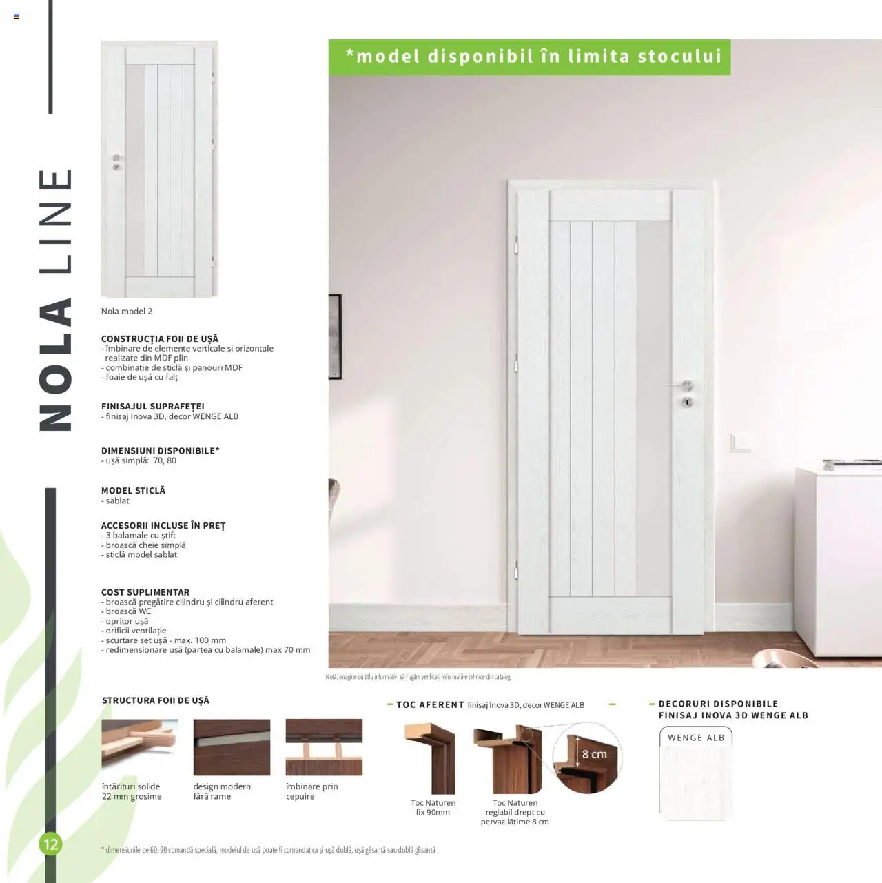 Noul catalog Proges – valabil de la 01.08.2025 | Pagină: 12 | Produse: Ușă