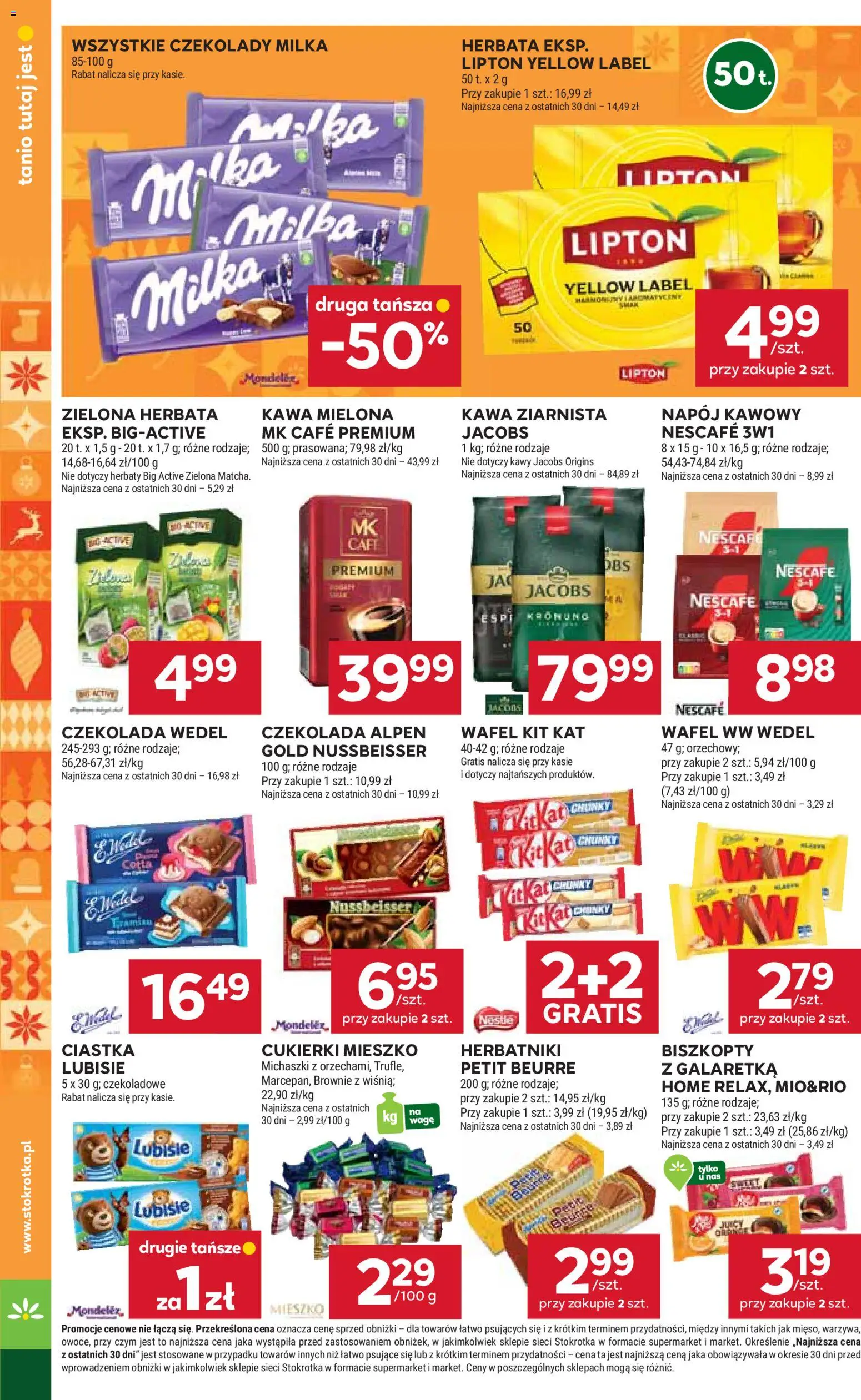 Stokrotka Gazetka od 13.11.2025 | Strona: 16 | Produkty: Czekolady, Galaretka, Milka, Cukierki