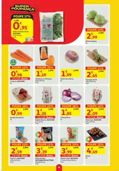 Pré-visualização Auchan folheto válido de 26.03.2026 | Página: 4 | Produtos: Batata, Cebola, Abóbora, Alface