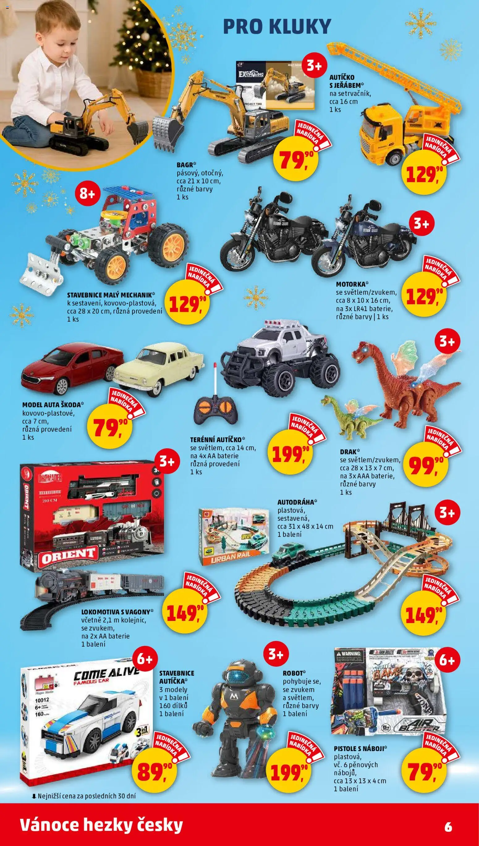 Penny Market katalog od 13.11.2025 | Strana: 6 | Produkty: Autodráha, Robot, Modely, Barvy