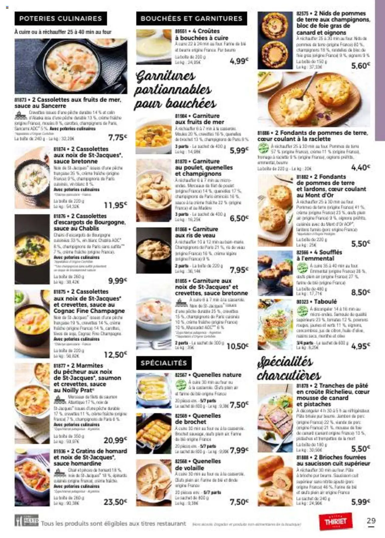  | Page: 29 | Produits: Farine, Bloc de foie gras, Cognac, Beurre