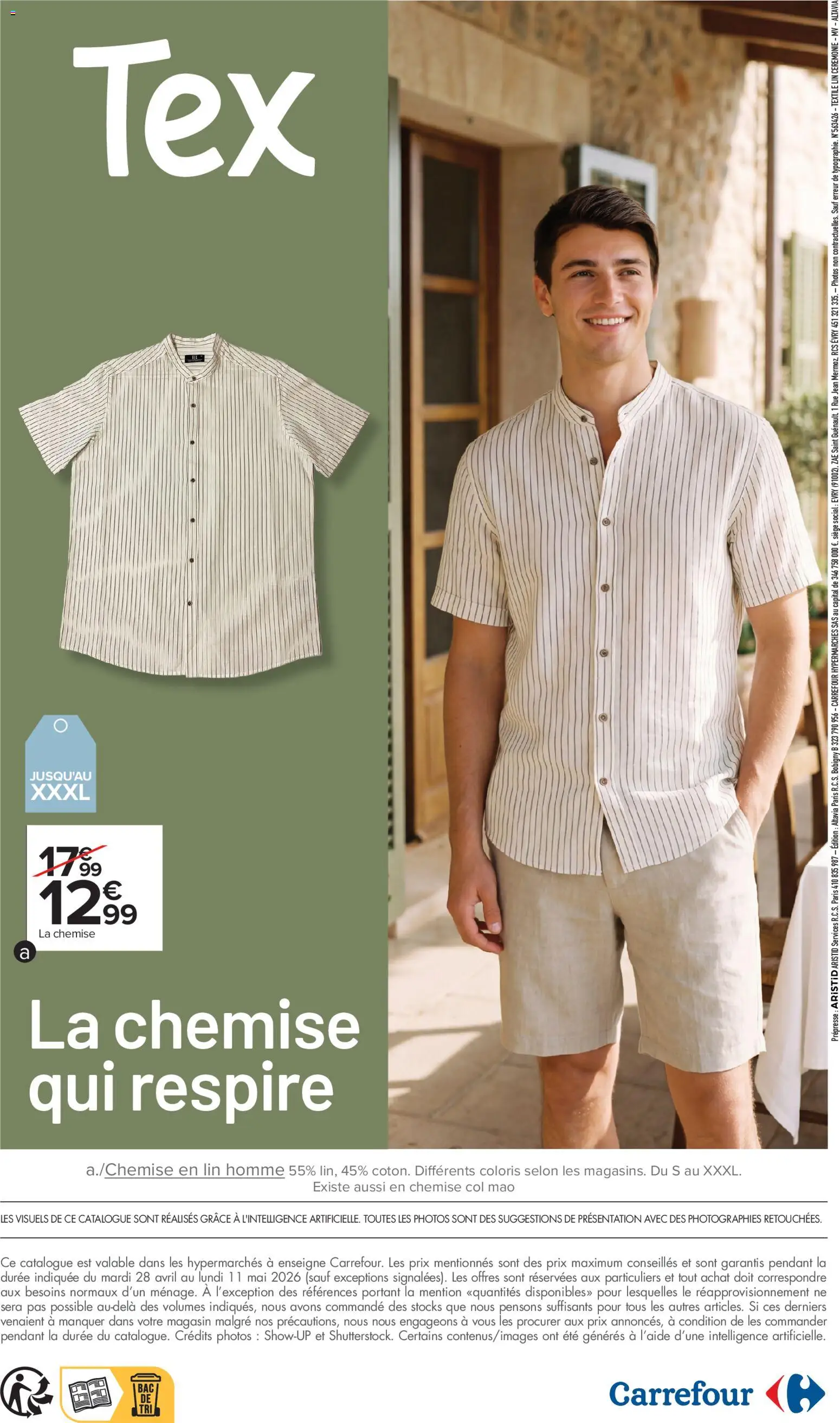 {H1} | Page: 16 | Produits: Chemise