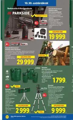 Parkside Performance® Prémium akkus láncfűrész, Kefe nélküli motorral, csekély kopás, különösen hosszú élettartam, Az üzemeléshez szükséges 2 db akkumulátor együttes használata, Tartós és nagy teljesítményű fűrészlánccal, Automatikus láncolajozó rendszer, Vágáshossz: kb. 38 cm /db; - amely érvényes a következő dátumtól: 30.10.2025 | Oldal: 24