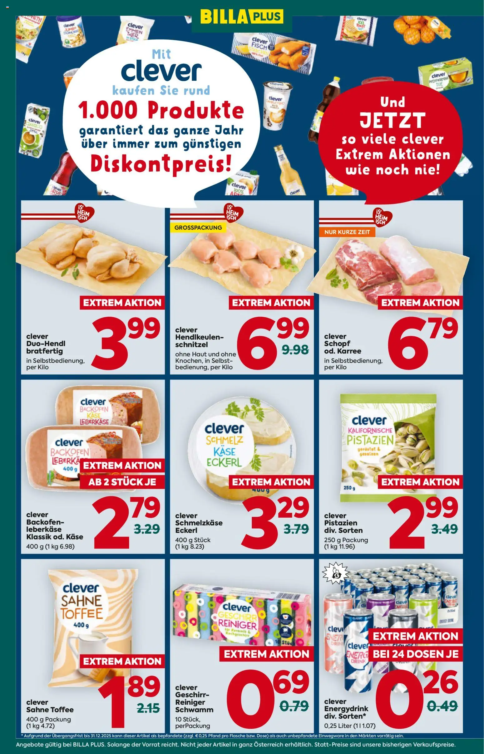 Billa Plus Flugblatt - Oberösterreich gültig ab 06.11.2025 | Seite: 10 | Produkte: Sahne, Käse, Fisch