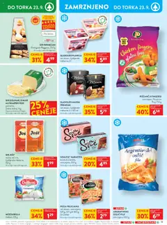 Novi Spar katalog ponudbe – veljaven od 17.09.2025 | Stran: 21 | Izdelki: Oslič, Sir, Sladoled