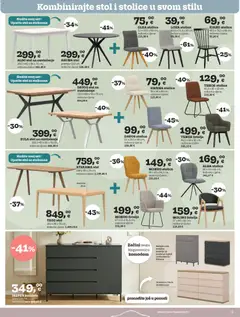 Prima - Katalog - Pregled kataloga iz trgovine Prima, vrijedi od 01.04.2026 | Stranica: 13 | Proizvodi: Komoda, Fotelja, Stol, Stolica