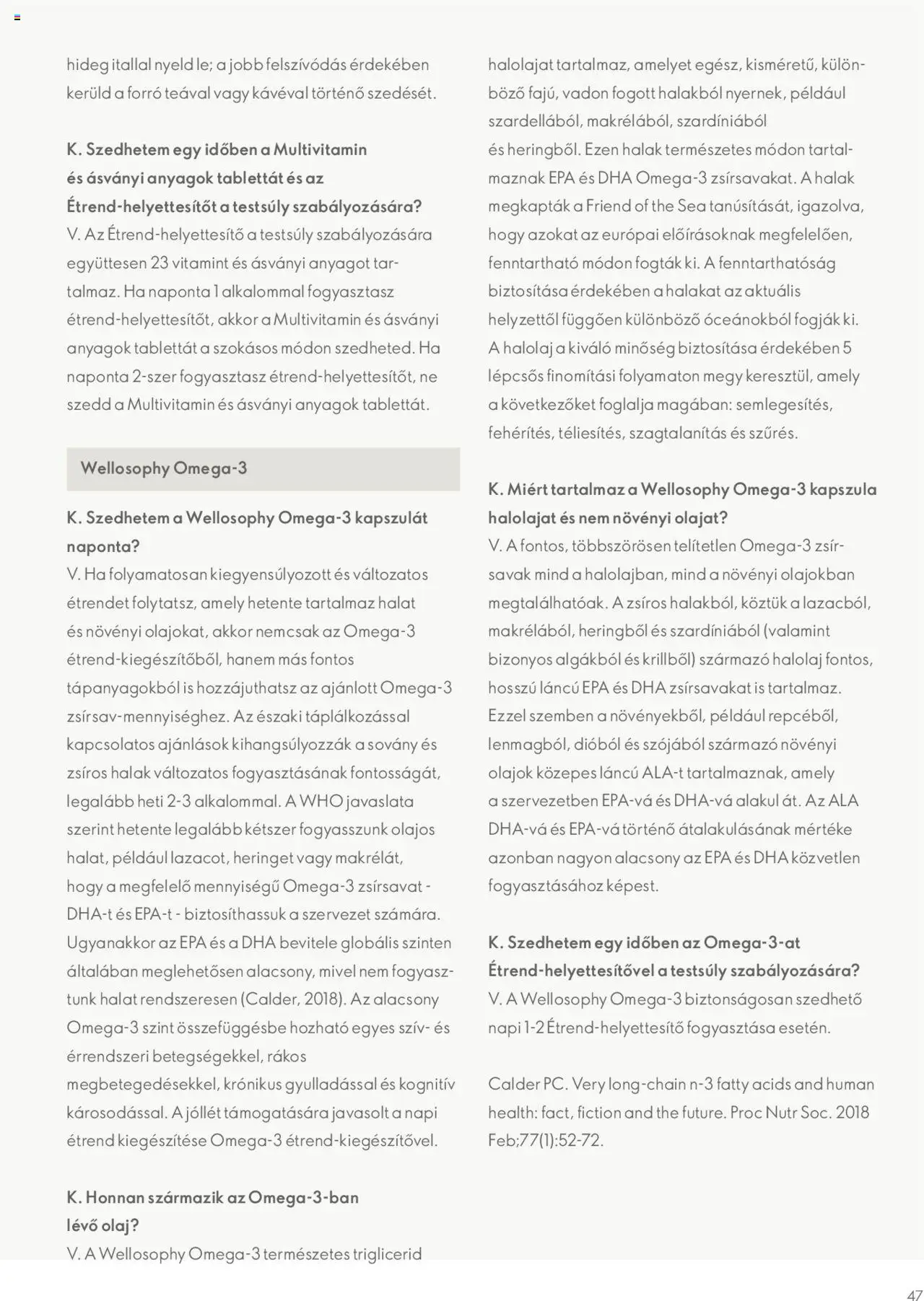 Oriflame akciós ujság - amely érvényes a következő dátumtól: 09.11.2023 | Oldal: 47