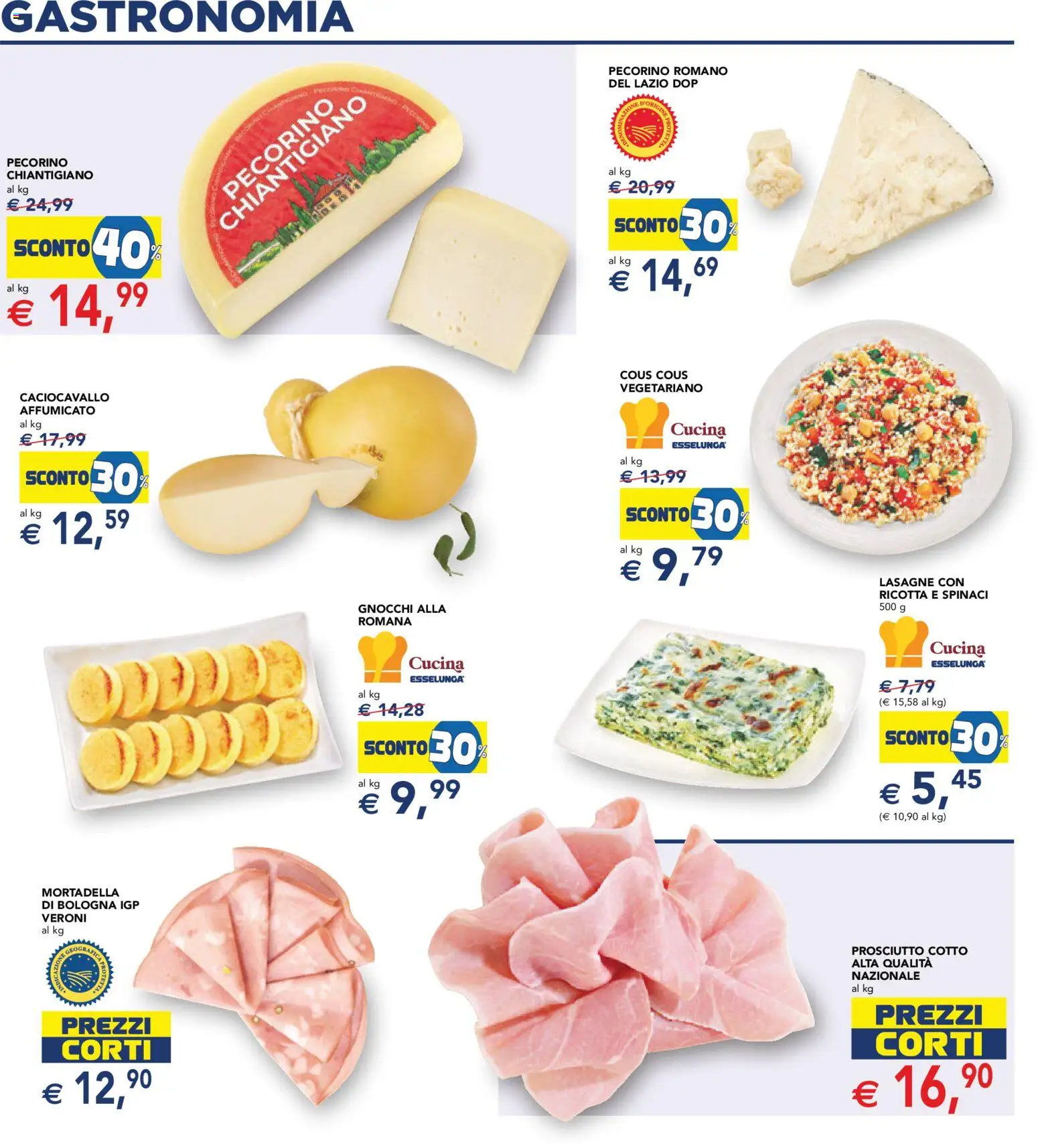 Volantino Esselunga S del 02.01.2026 | Pagina: 14 | Prodotti: Prosciutto Cotto, Prosciutto, Spinaci, Gnocchi