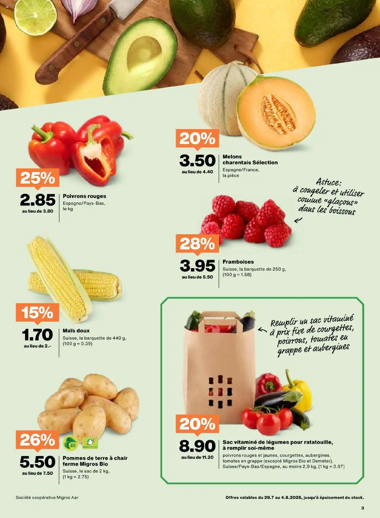 Migros Aktionen FR ab 29.07.2025 | Seite: 3