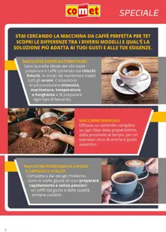 Volantino Comet del 15.09.2025 | Pagina: 2 | Prodotti: Macchina da caffe, Caffè, Tè